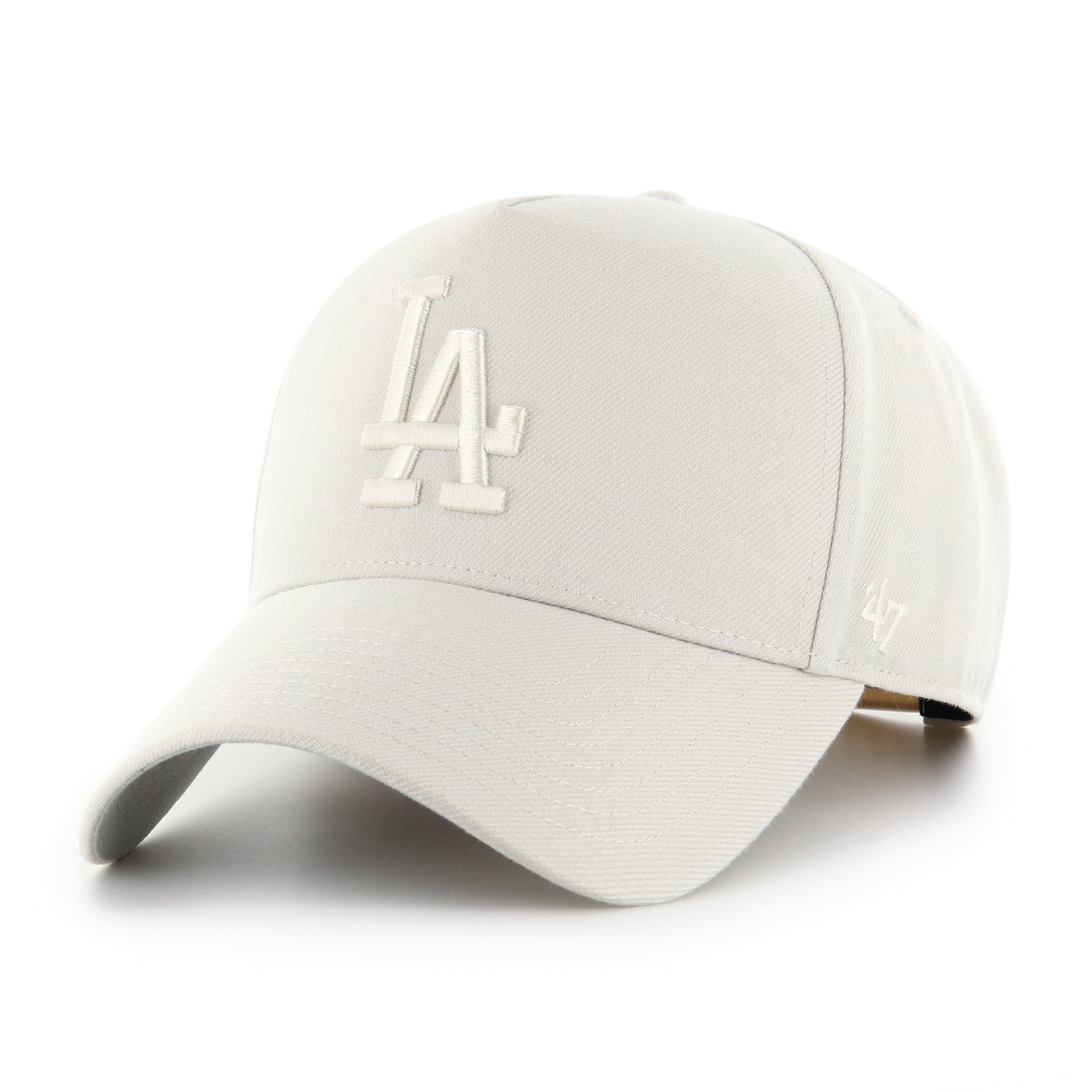 Los Angeles Dodgers MLB 47 Brand Men's Off-white MVP DT Ghost Ballpark Snapback