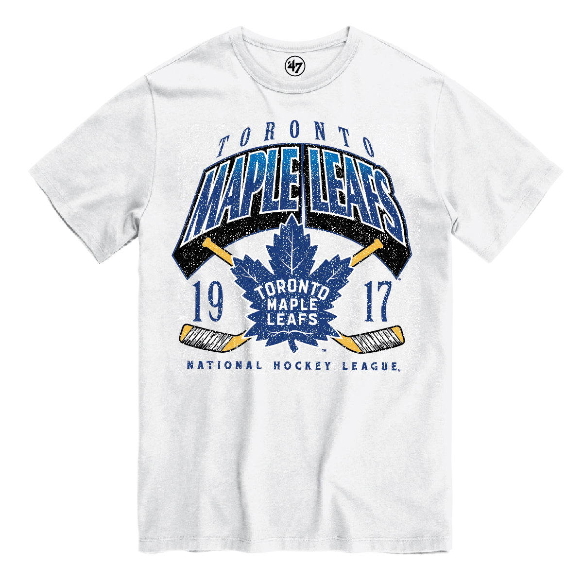 Toronto Maple Leafs NHL 47 Brand Men's White Power Play T-Shirt