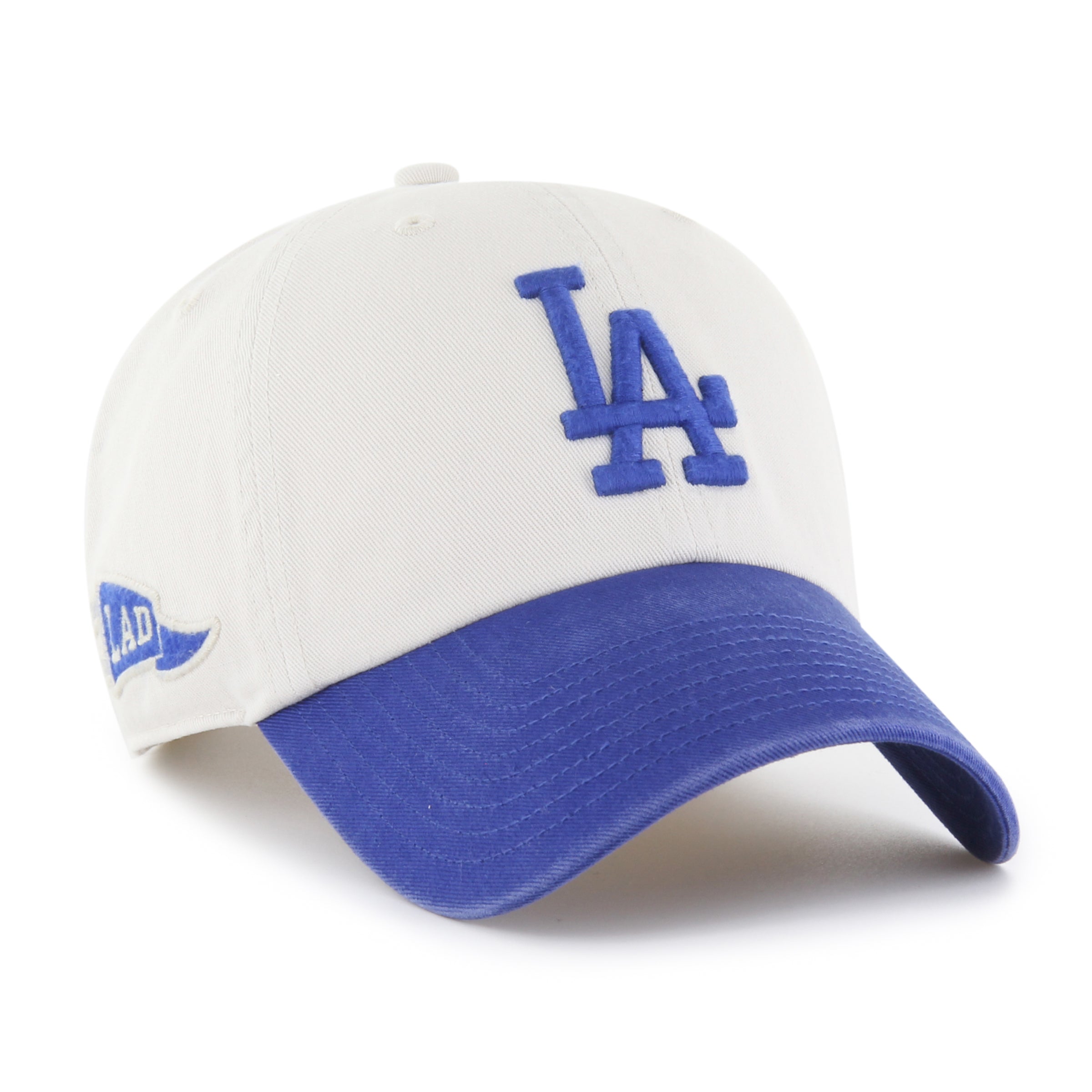 Los Angeles Dodgers MLB 47 Brand Men's Beige Clean Up Grand Stand Adjustable Hat