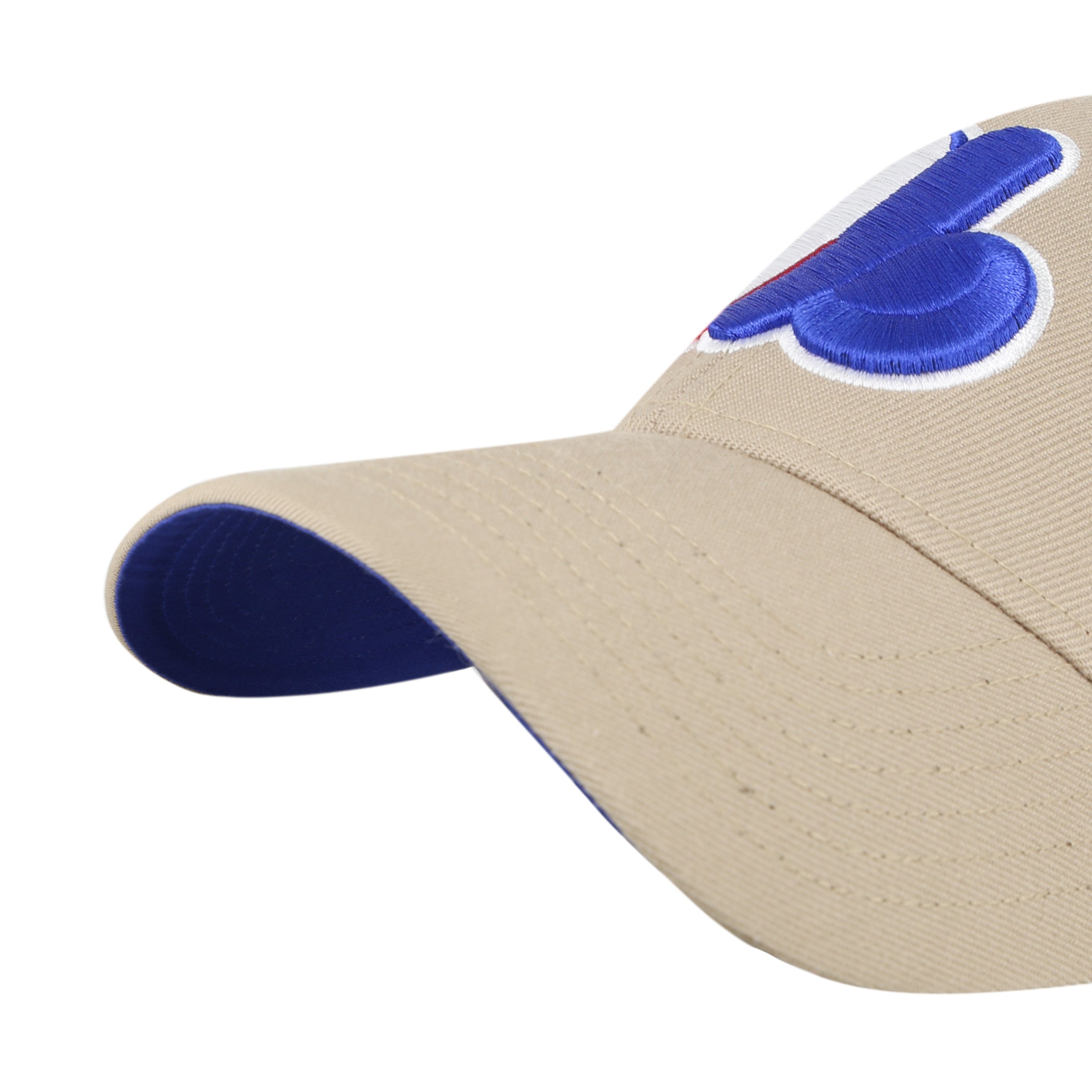 Casquette à visière snapback MVP Sure Shot kaki pour homme des Expos de Montréal de la marque MLB 47