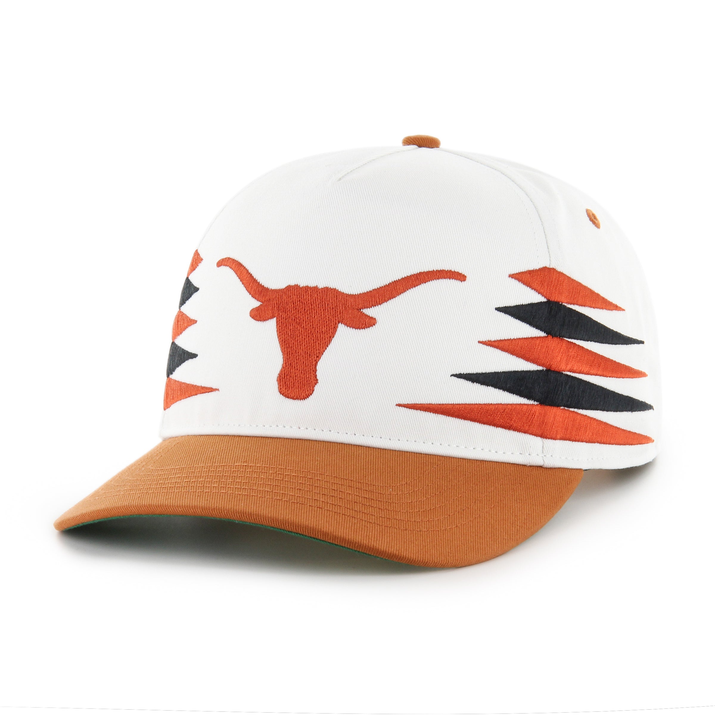 Texas Longhorns NCAA 47 Brand Men's White Diamond Hitch Snapback Hat