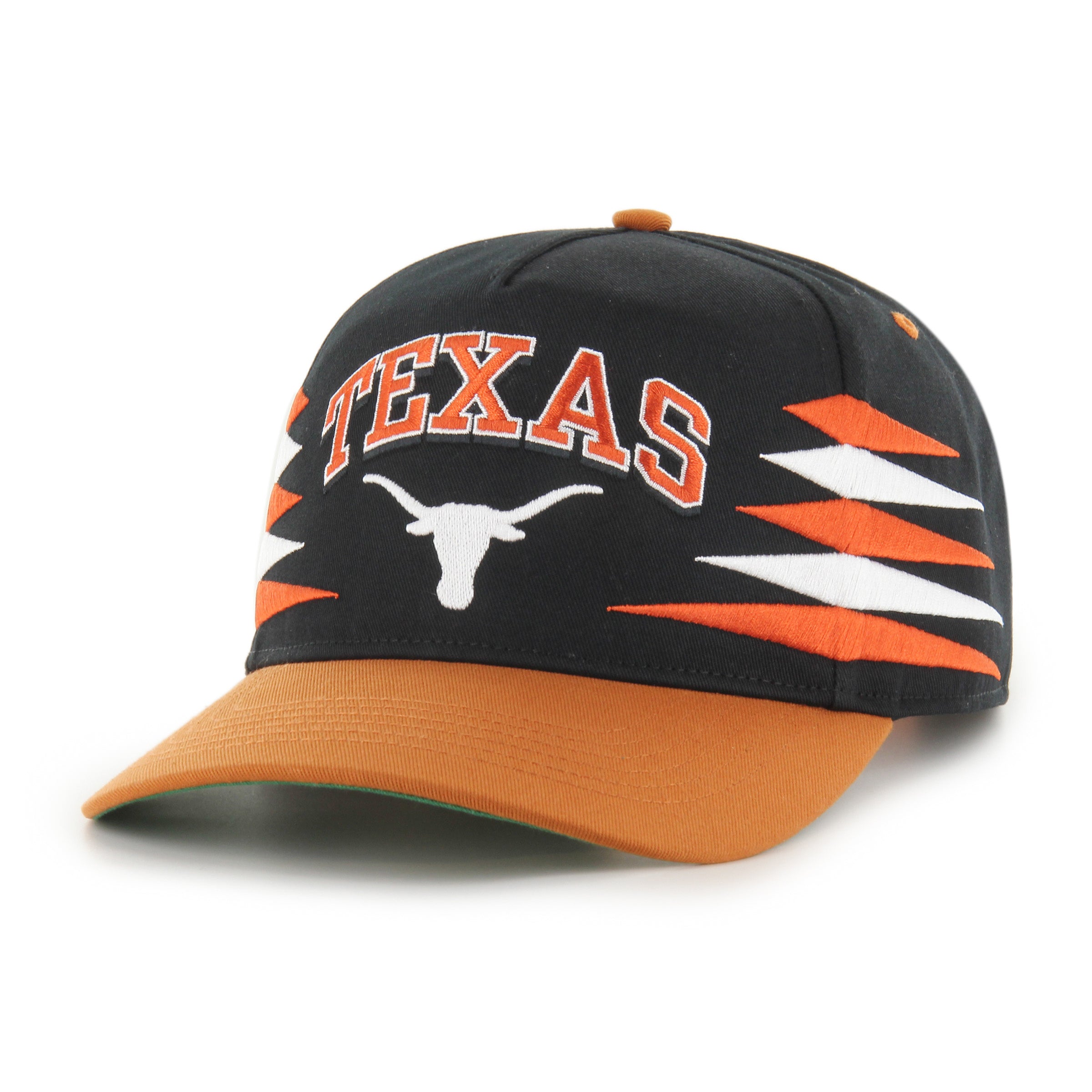 Texas Longhorns NCAA 47 Brand Men's Black Diamond Hitch Snapback Hat
