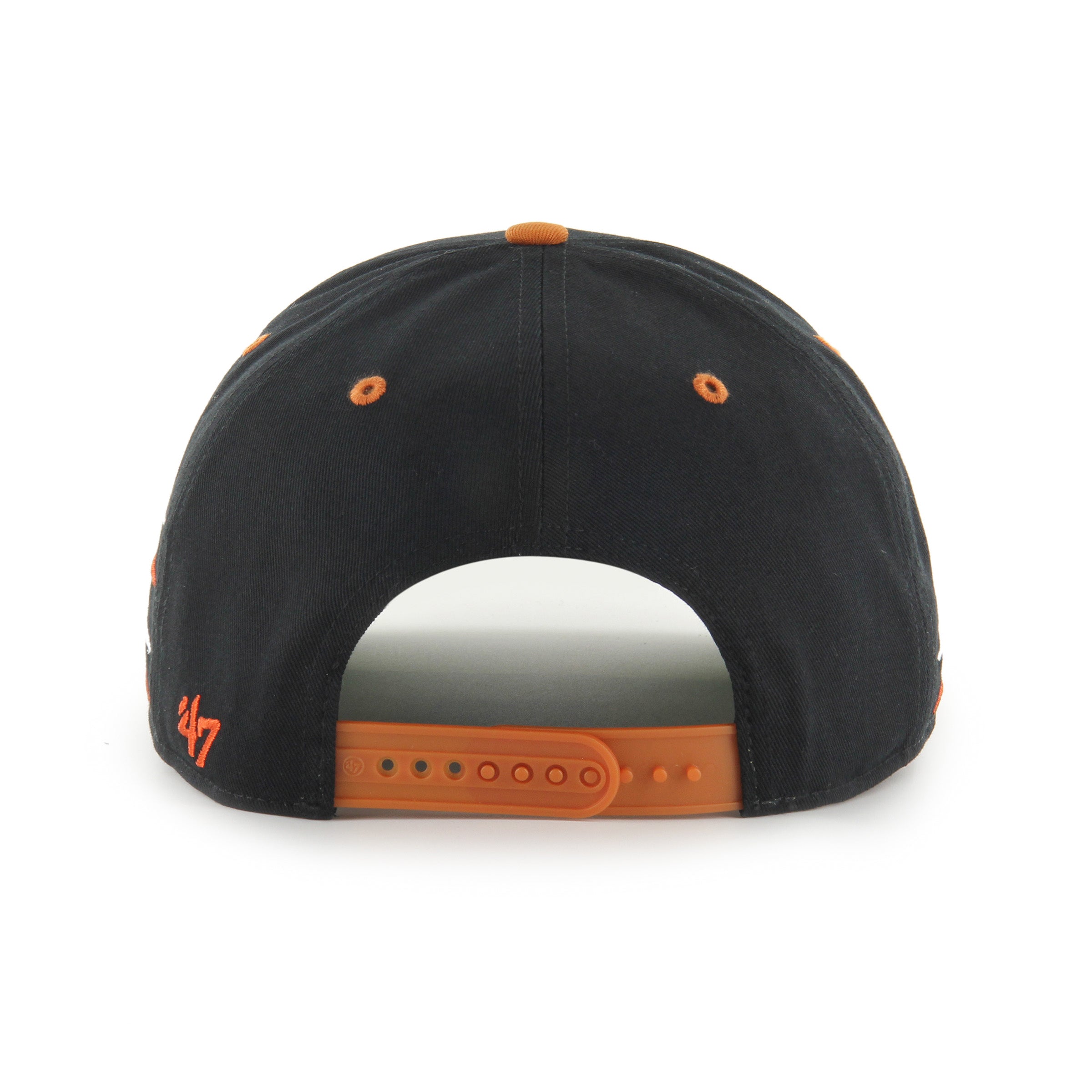 Texas Longhorns NCAA 47 Brand Men's Black Diamond Hitch Snapback Hat