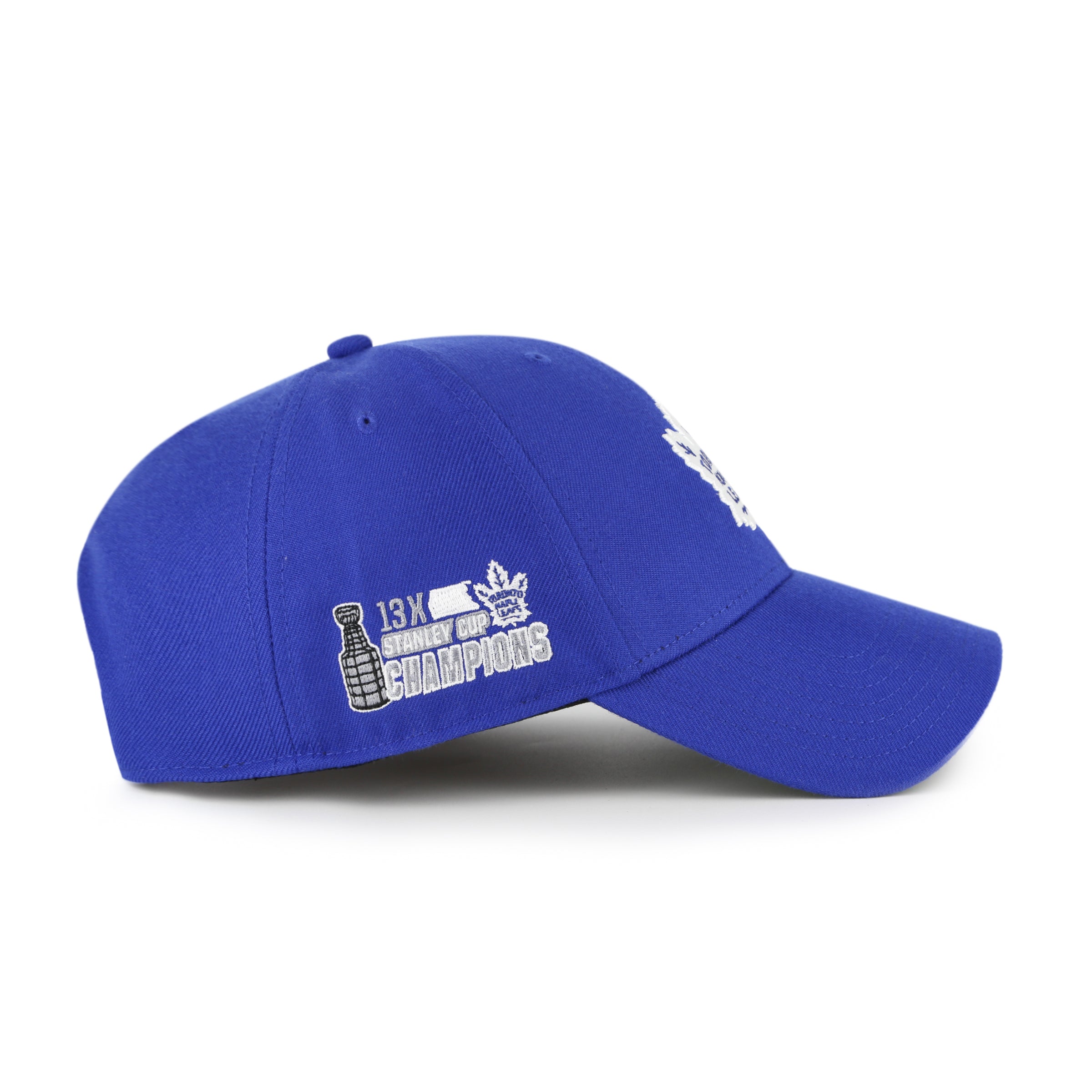Casquette snapback Sure Shot pour homme de la LNH 47 Brand des Maple Leafs de Toronto, bleu royal, championnat de la Coupe Stanley