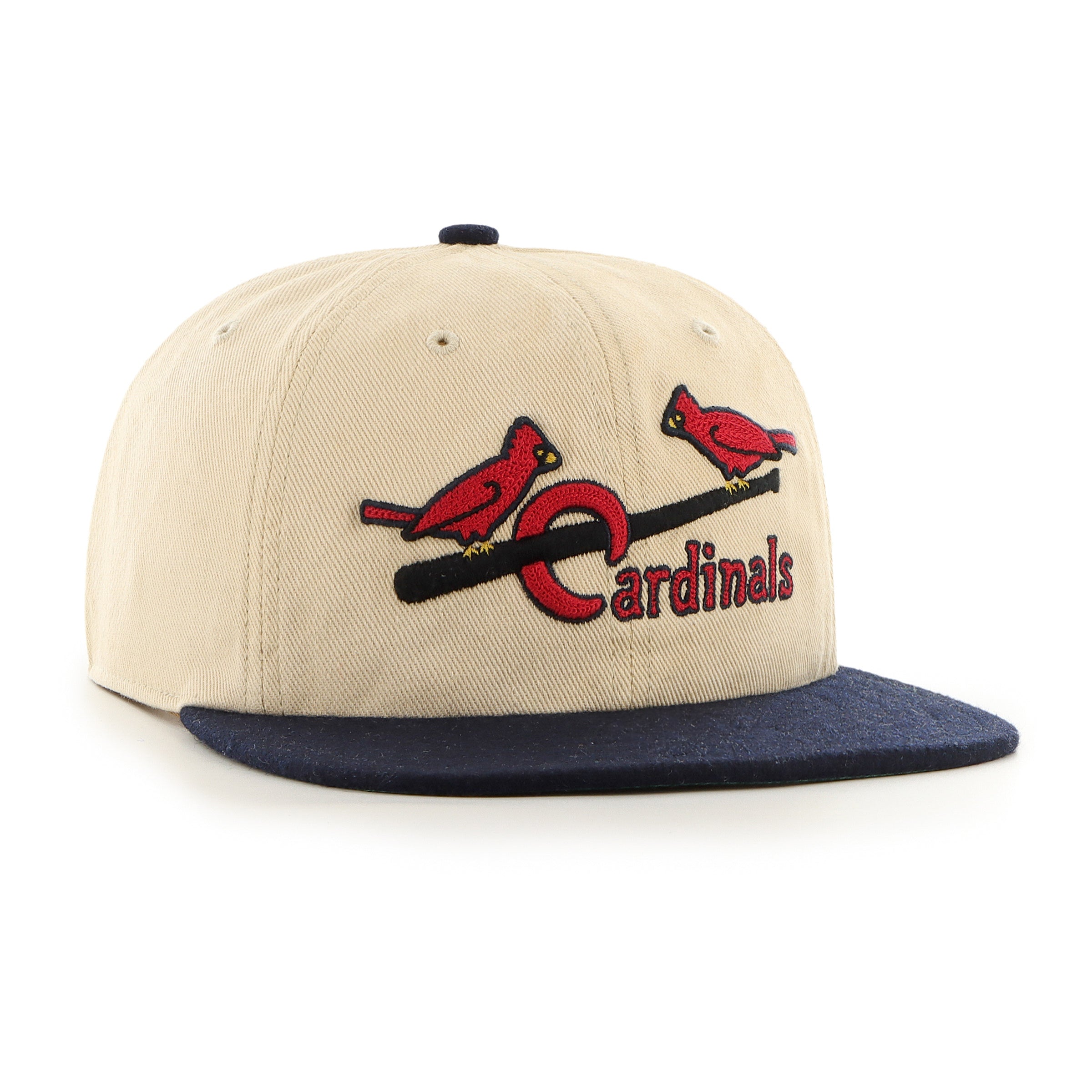 St. Louis Cardinals MLB 47 Brand Men's Beige Captain RL Fieldstone Snapback
