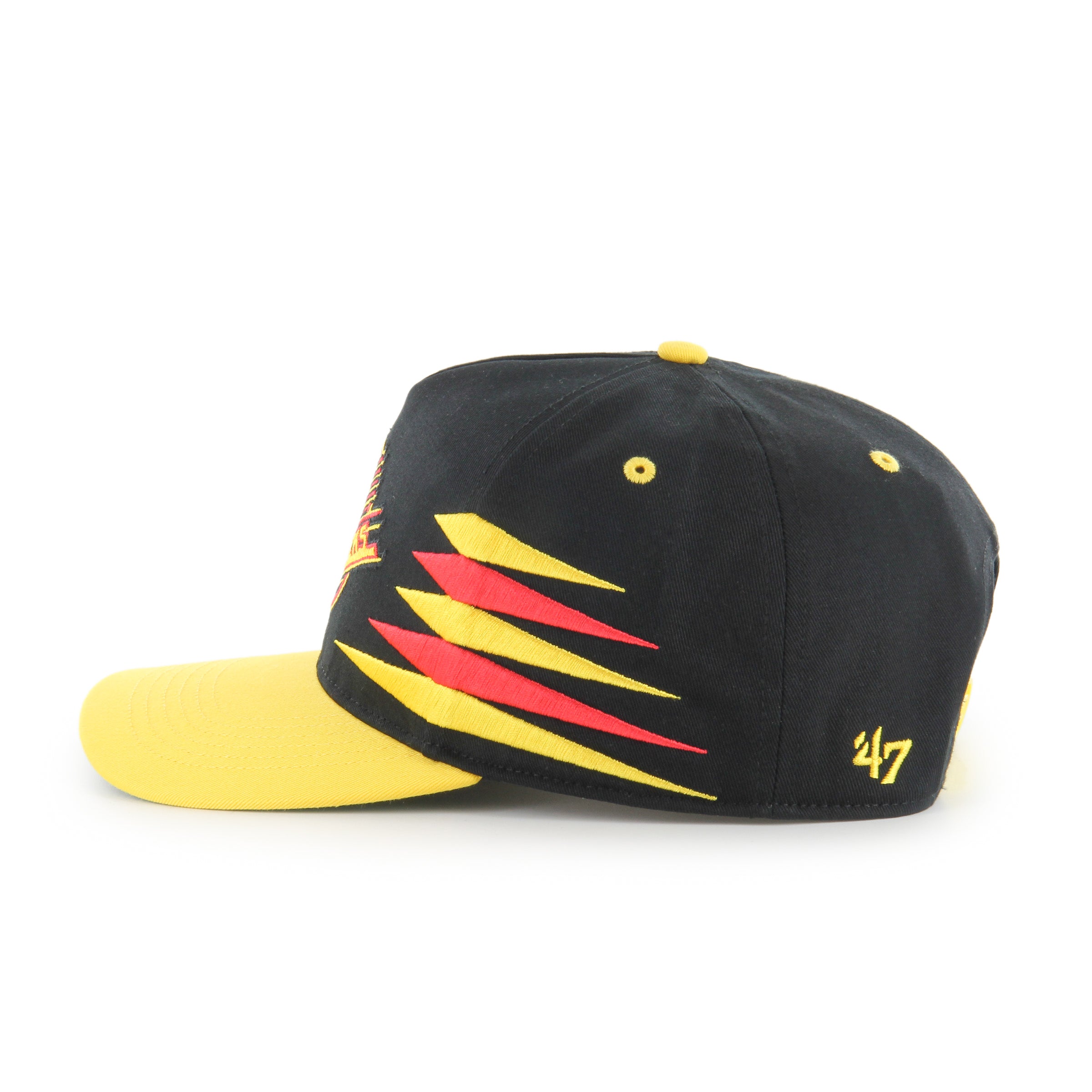 Vancouver Canucks NHL 47 Brand Men's Black Diamond Hitch Snapback Hat
