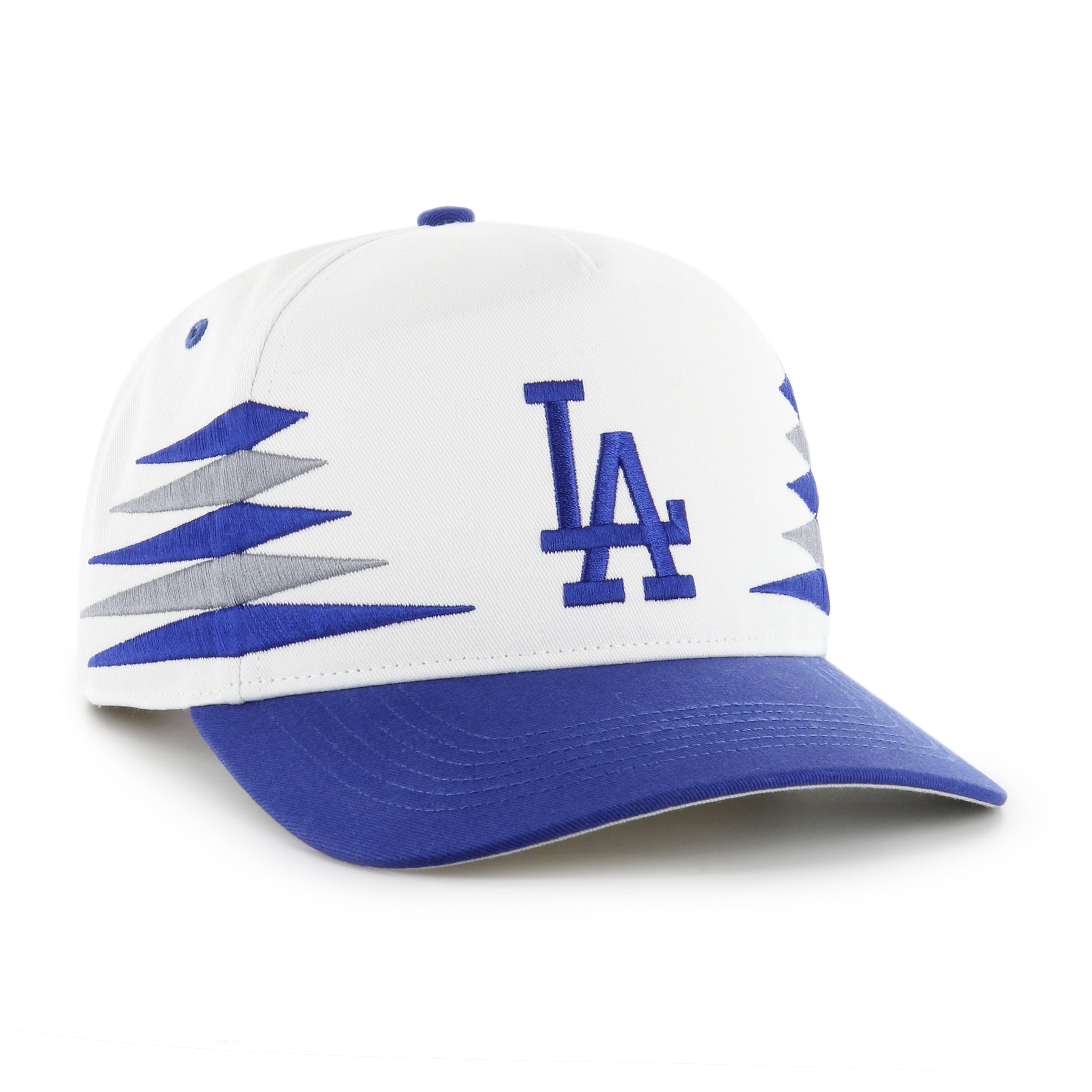 Los Angeles Dodgers MLB 47 Brand Men's White Diamond Hitch Snapback Hat