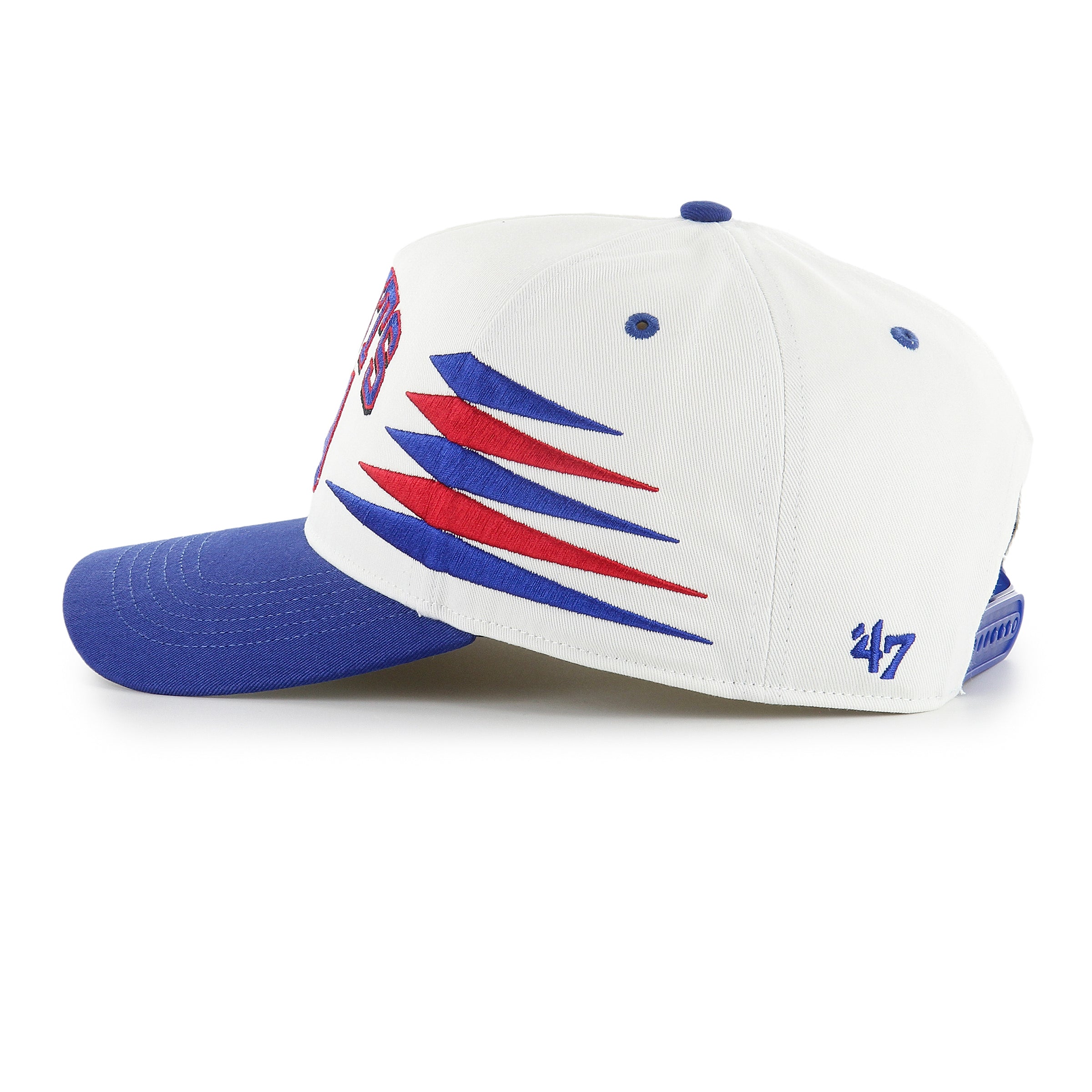 New York Giants NFL 47 Brand Men's White Diamond Hitch Snapback Hat