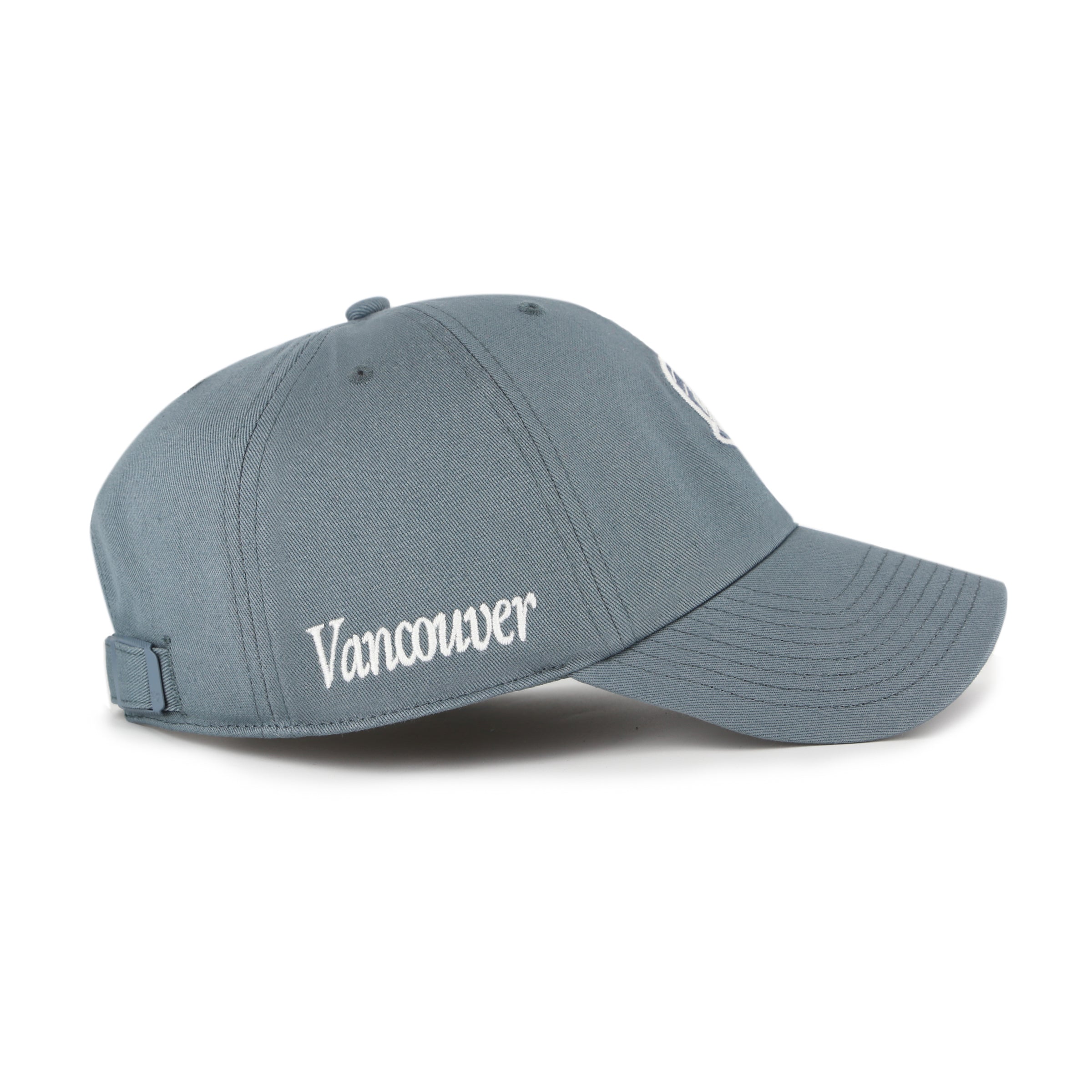 Casquette ajustable grise Foundation Clean Up pour homme des Canucks de Vancouver de la LNH 47 Brand