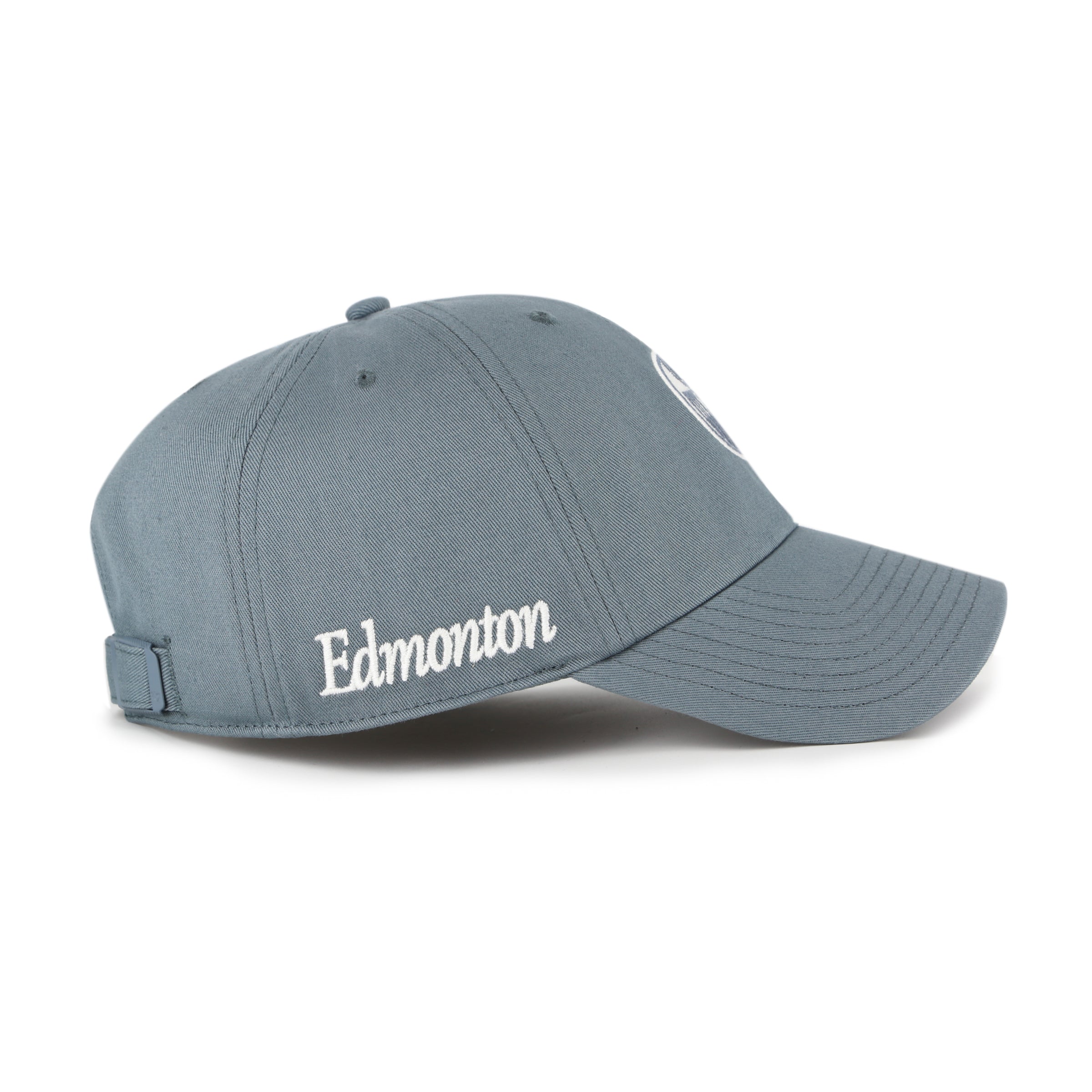 Casquette ajustable Foundation Clean Up grise pour homme des Oilers d'Edmonton de la LNH 47 Brand