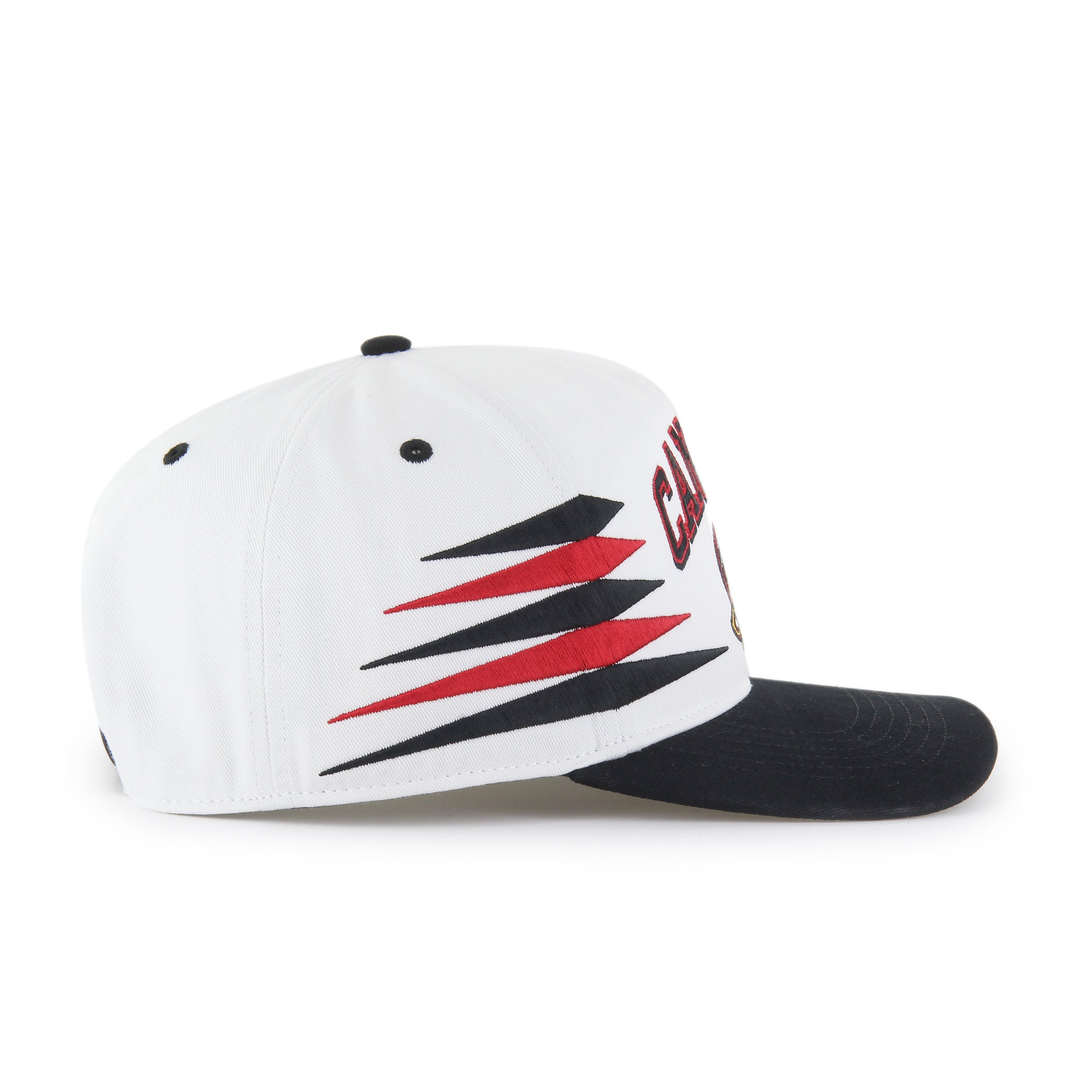 Vancouver Canucks NHL 47 Brand Men's White Diamond Hitch Snapback Hat