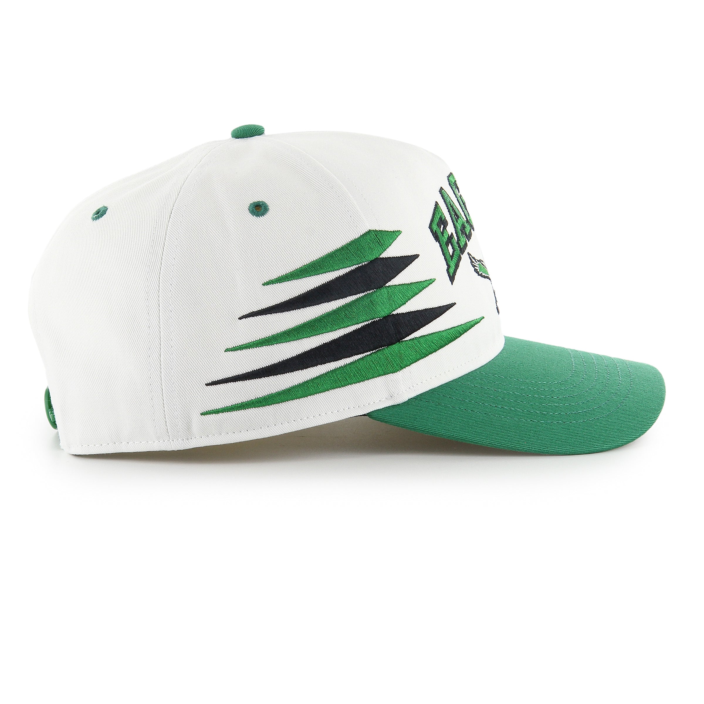 Philadelphia Eagles NFL 47 Brand Men's White Diamond Hitch Snapback Hat
