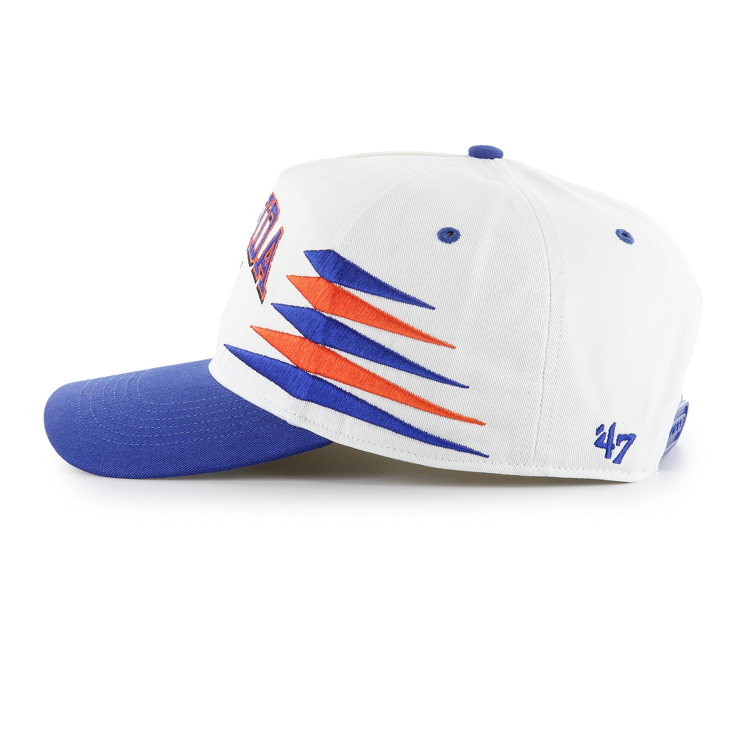 Casquette snapback blanche à diamants pour homme des Florida Gators de la NCAA 47 Brand