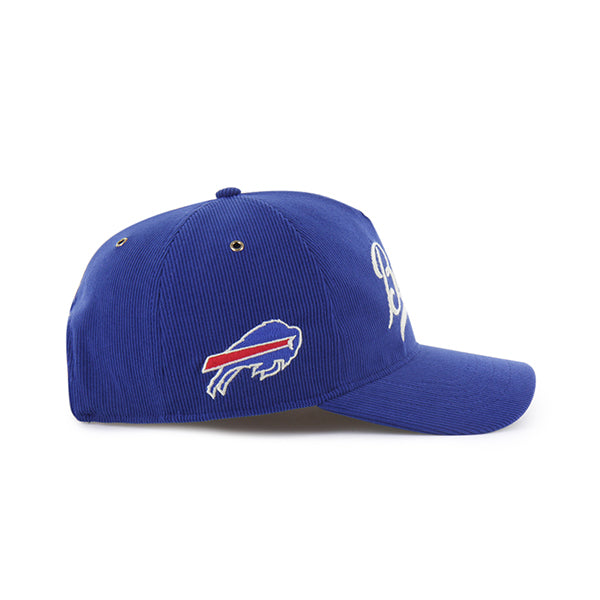 Buffalo Bills NFL 47 Brand Men's Royal Golden Age Corduroy Hitch Strapback