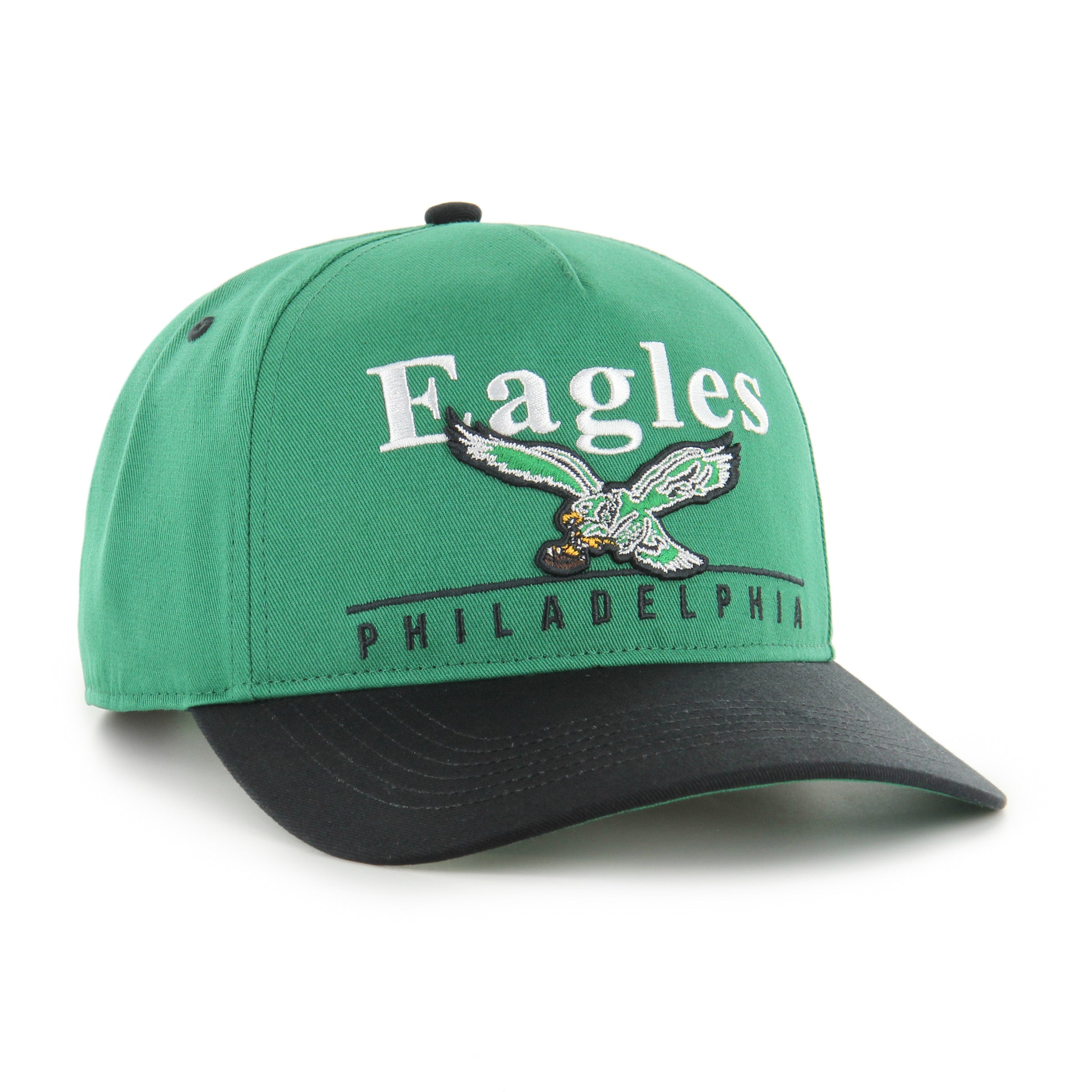 Philadelphia Eagles NFL 47 Brand Men's Green Super Hitch Snapback