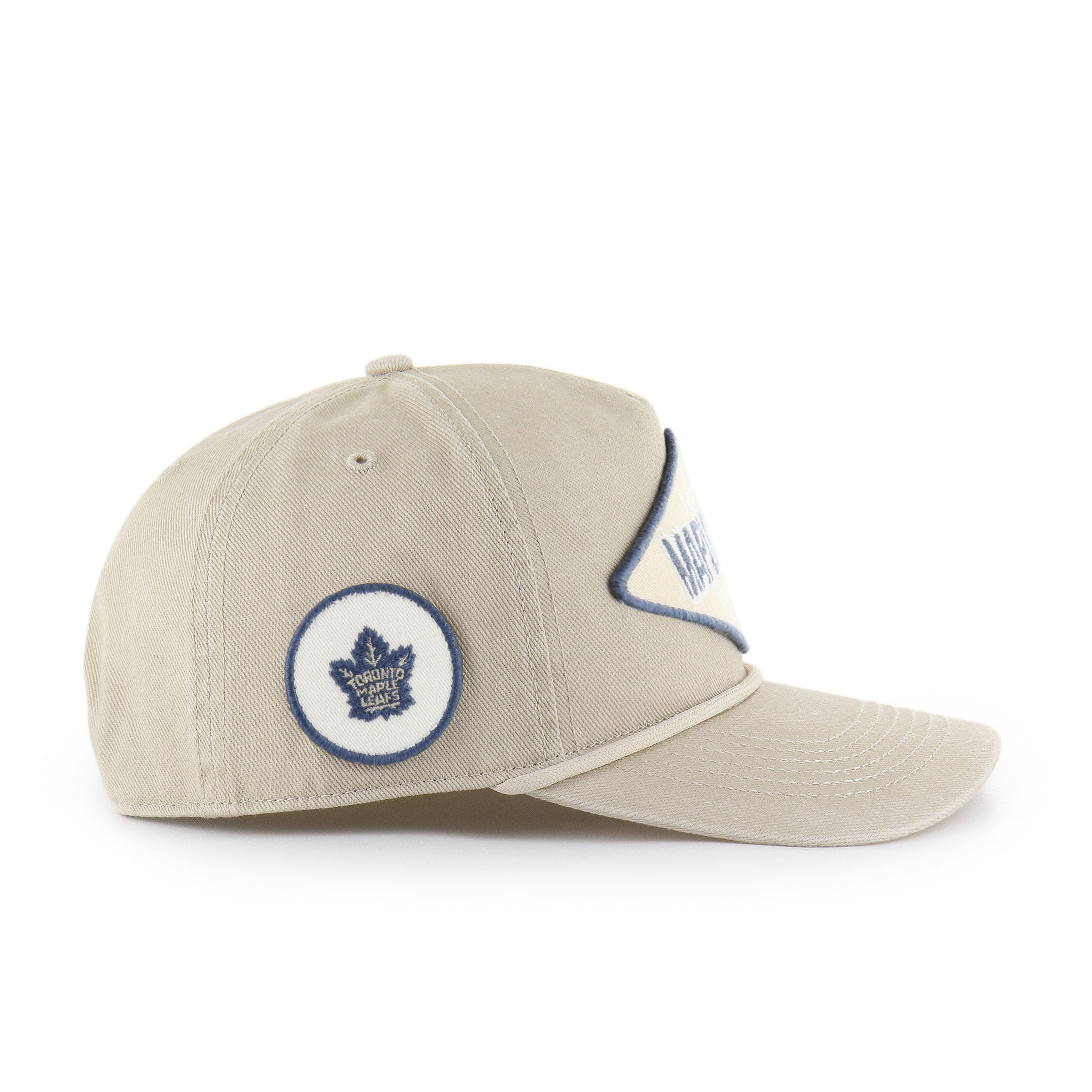 Toronto Maple Leafs NHL 47 Brand Men's Beige Cairn Rope Hitch Snapback Hat