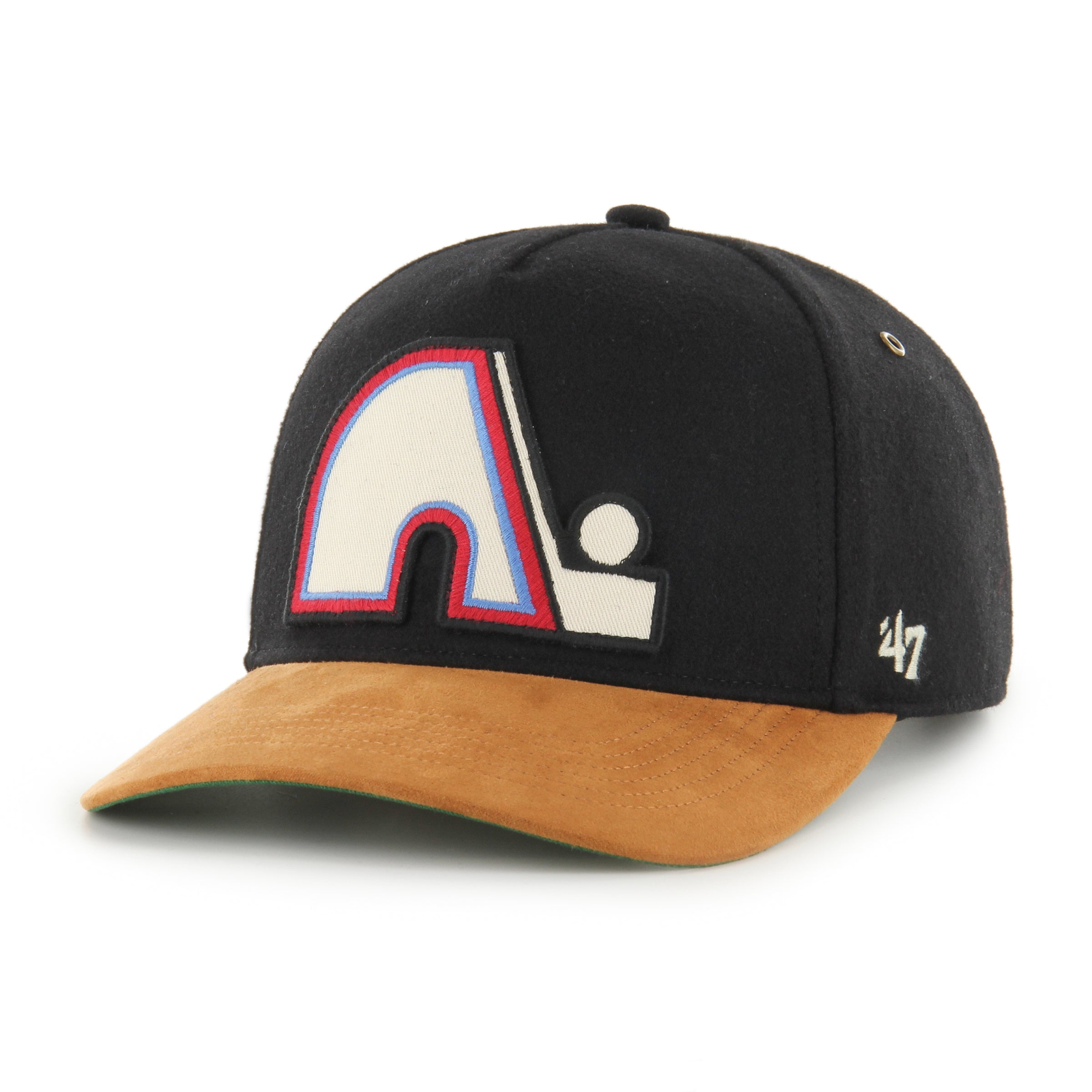 Casquette ajustable Golden Age Hitch pour homme de la LNH 47 Brand des Nordiques de Québec, noire