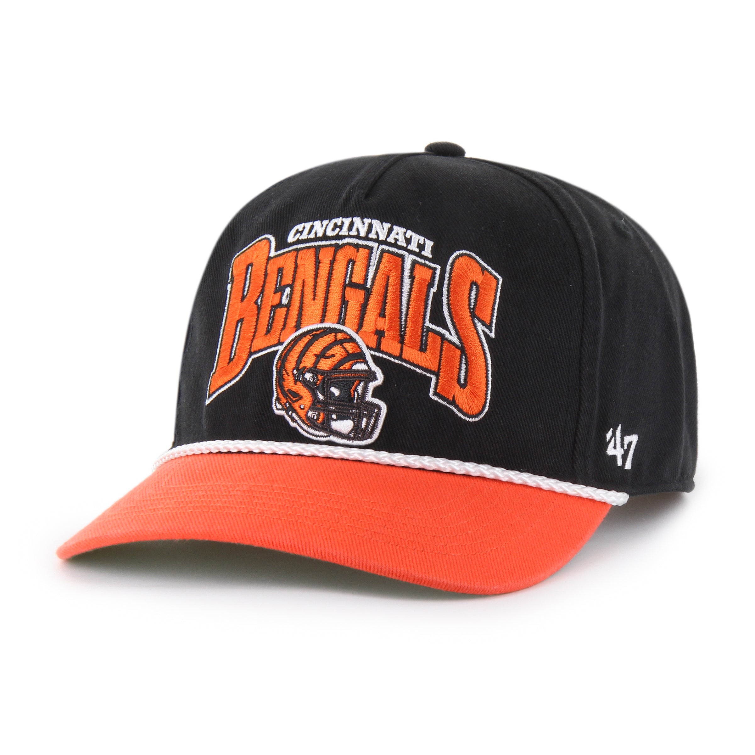 Cincinnati Bengals NFL 47 Brand Men's Black Palermo Hitch Snapback Hat