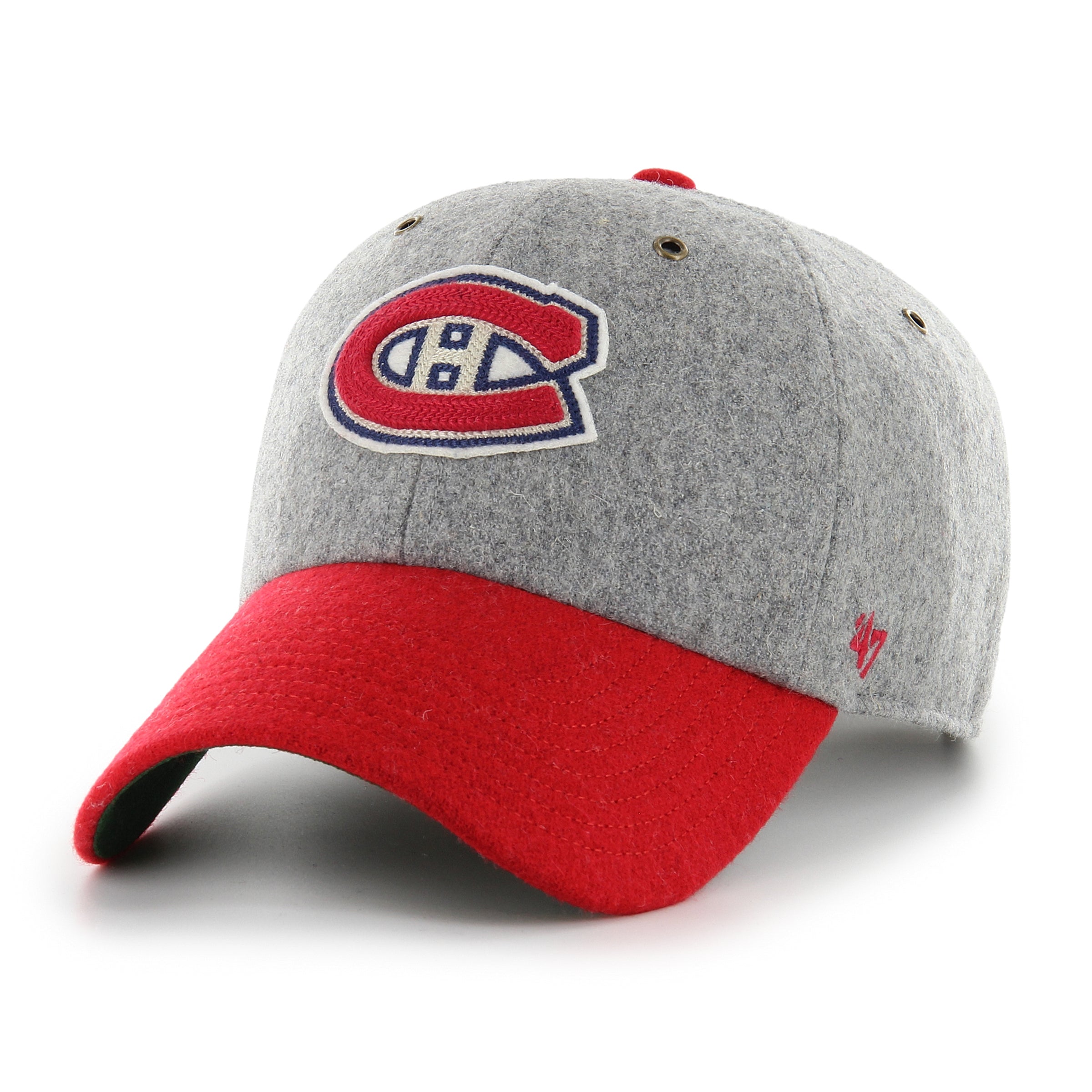 Casquette ajustable en laine Golden Age Clean Up pour homme de la marque NHL 47 des Canadiens de Montréal