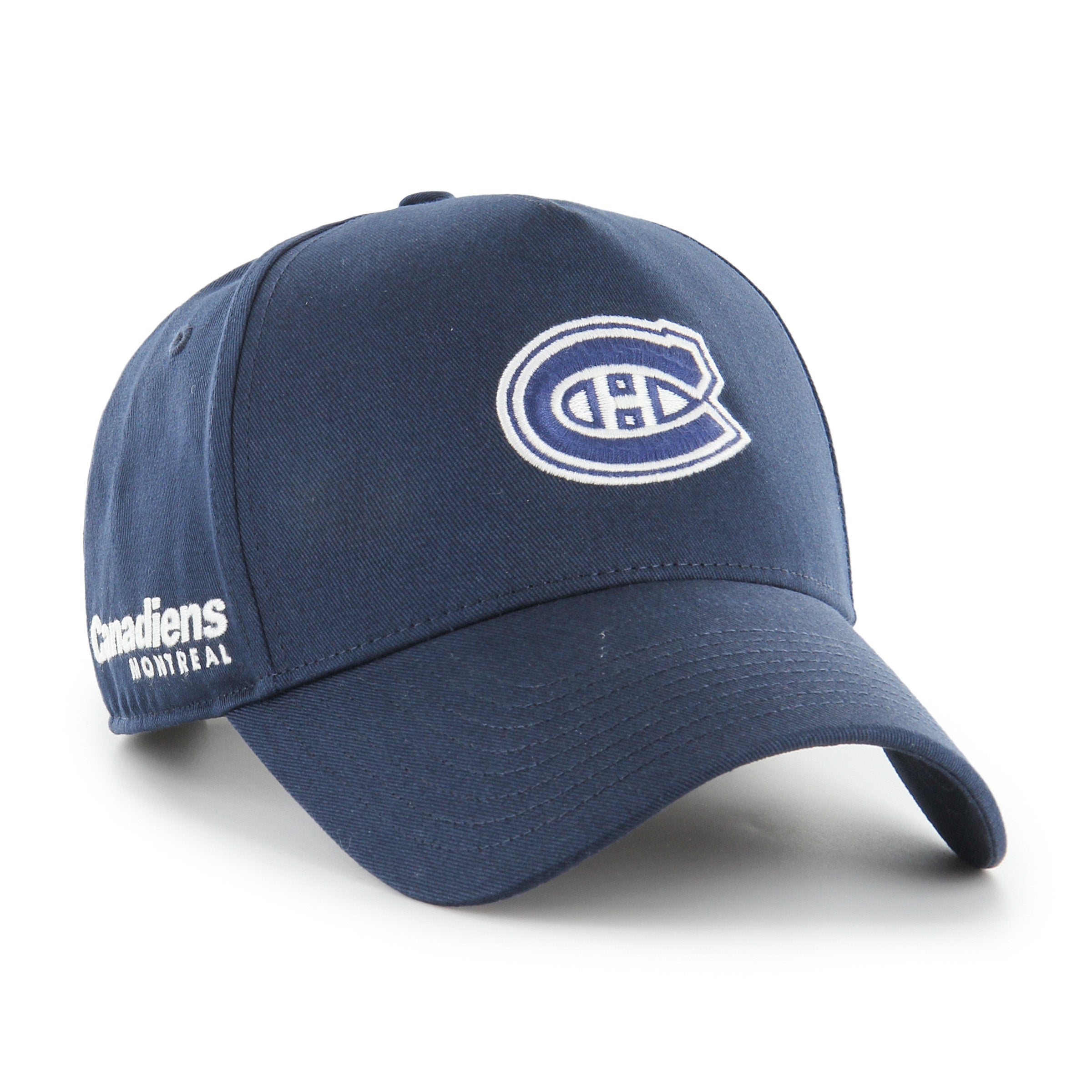 Montreal Canadiens NHL 47 Brand Men's Navy Foundational Offside Hitch Adjustable Hat
