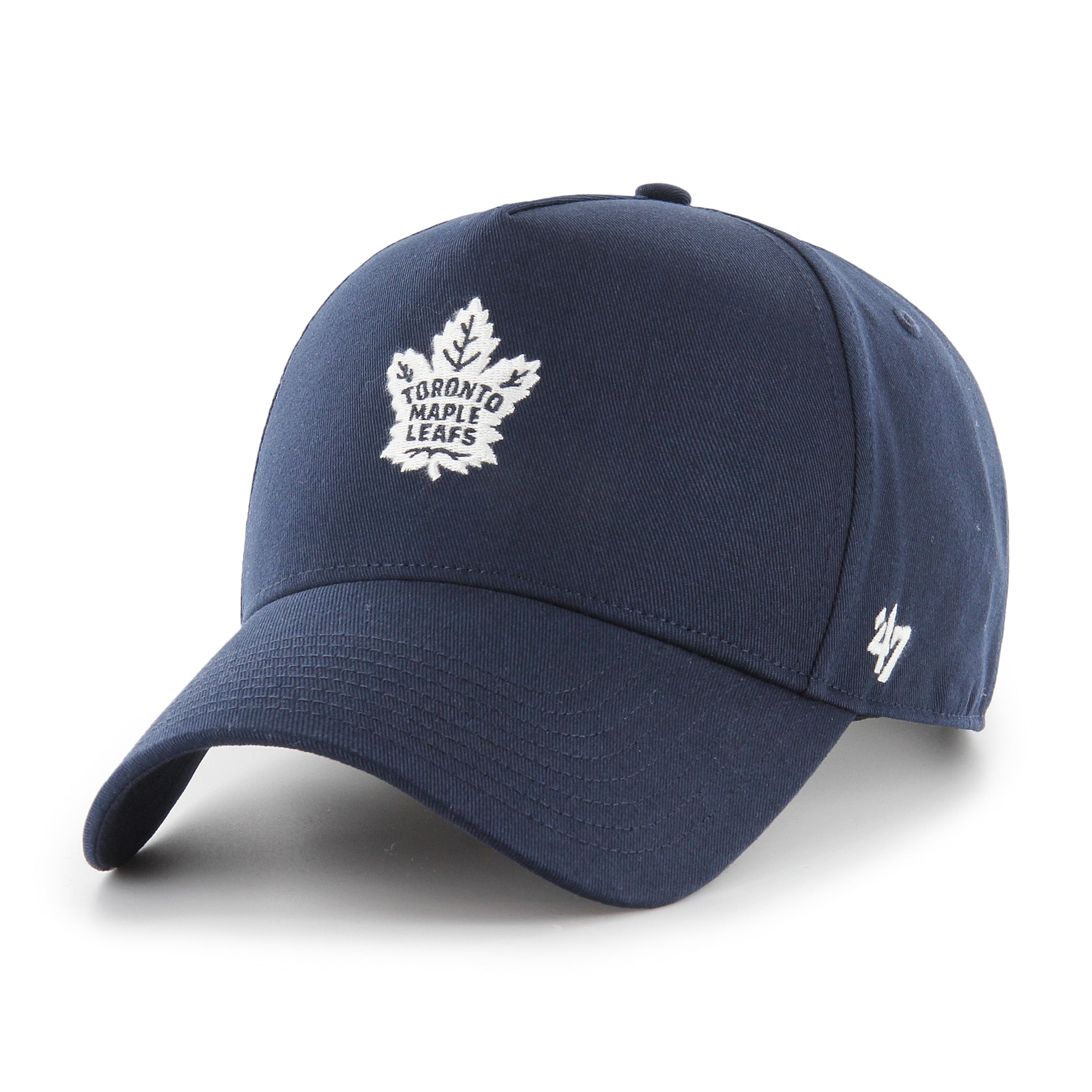 Casquette ajustable Toronto Maple Leafs NHL 47 Brand pour homme, bleu marine, modèle Foundational Offside Hitch