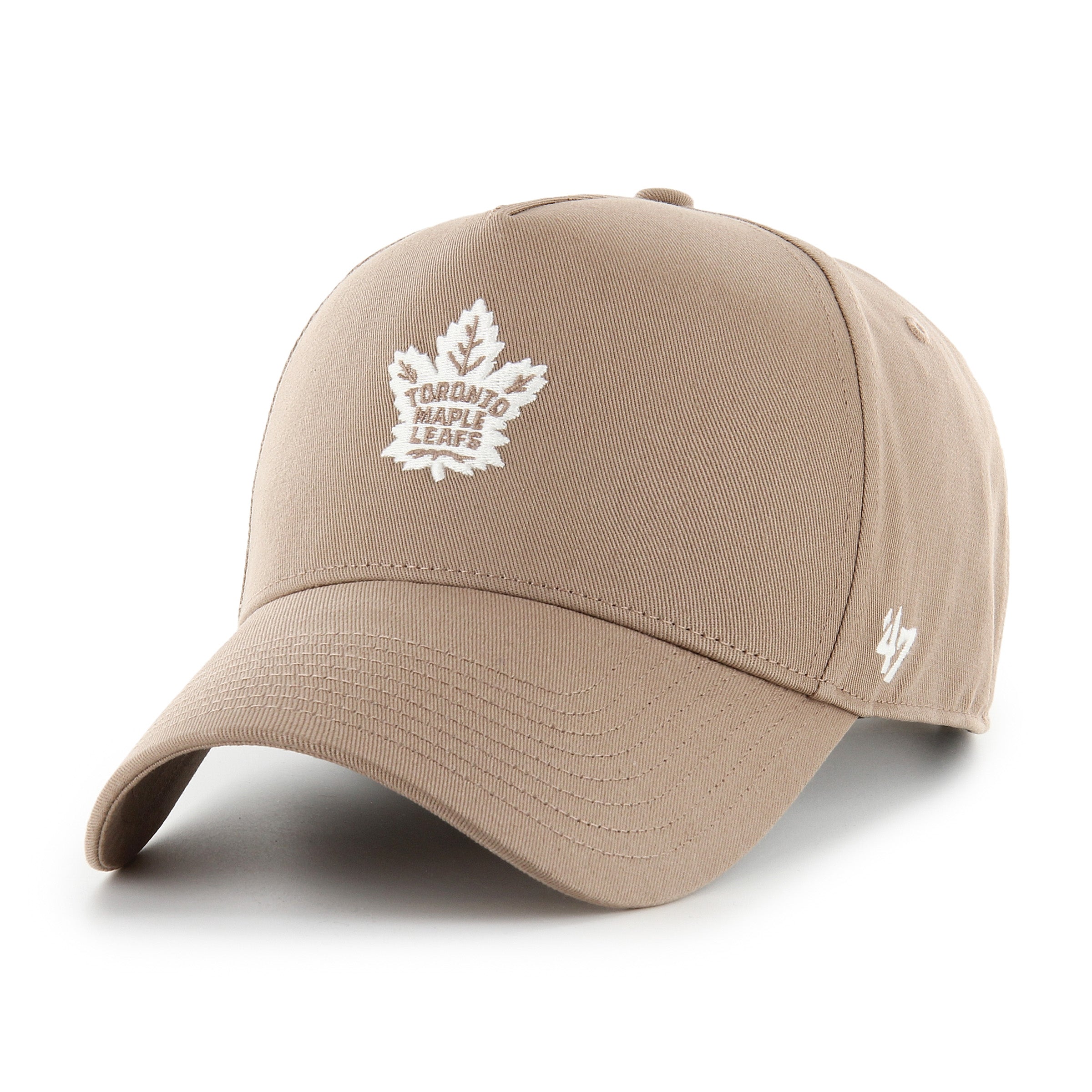 Toronto Maple Leafs NHL 47 Brand Men's Sandstone Foundational Offside Hitch Adjustable Hat