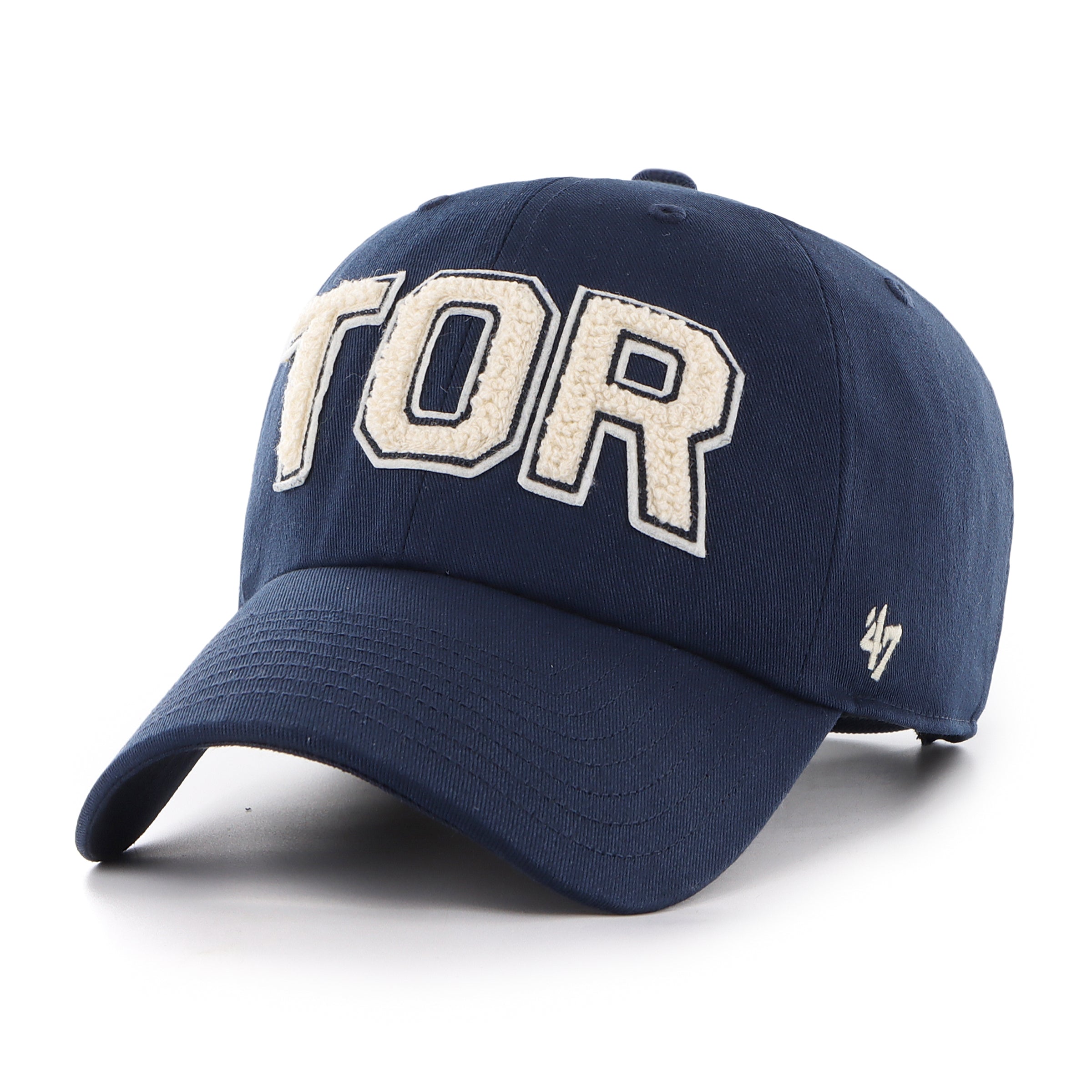 Toronto Maple Leafs NHL 47 Brand Navy Zoey Adjustable Clean Up Hat