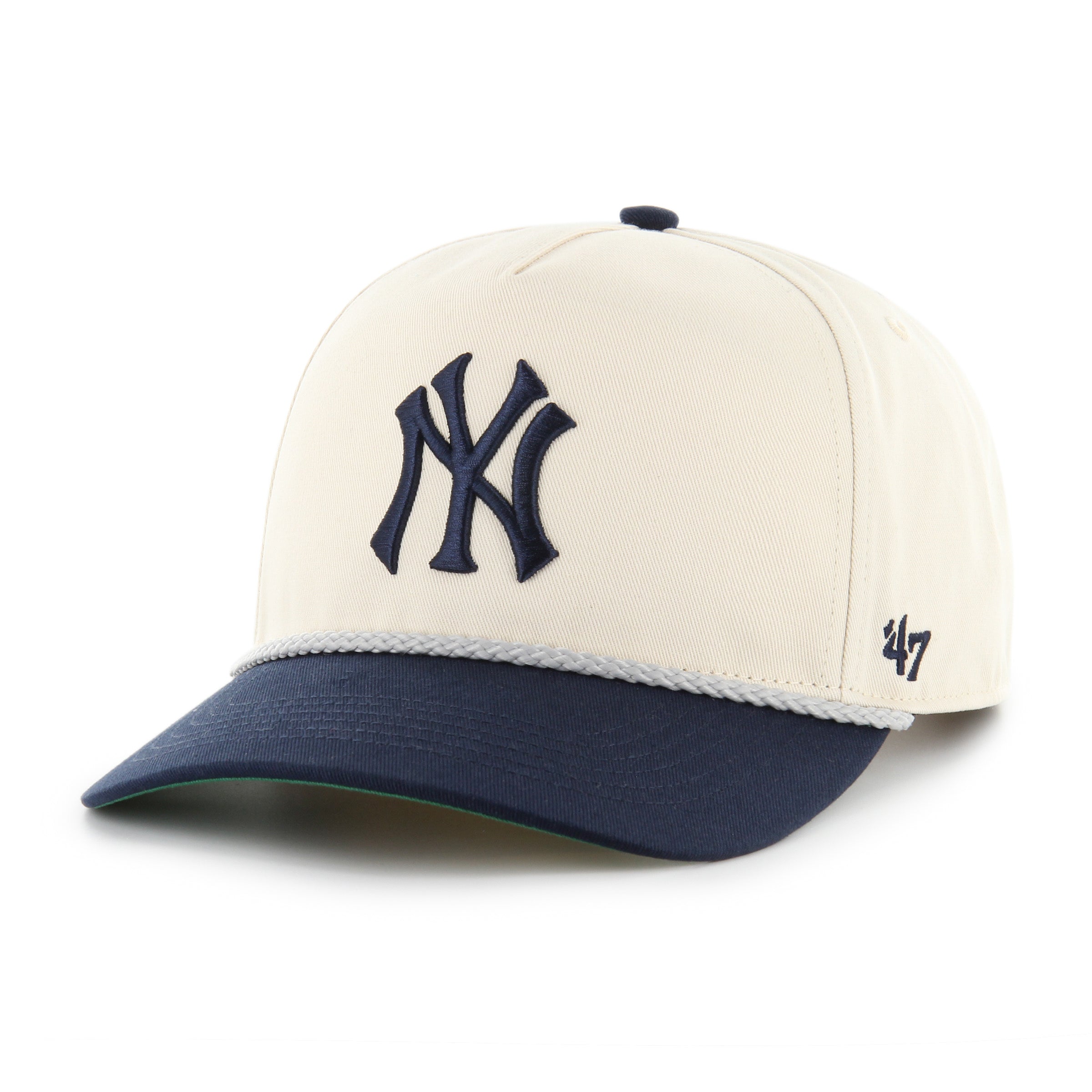New York Yankees MLB 47 Brand Men's Natural Two Tone Rope Hitch Adjustable Hat