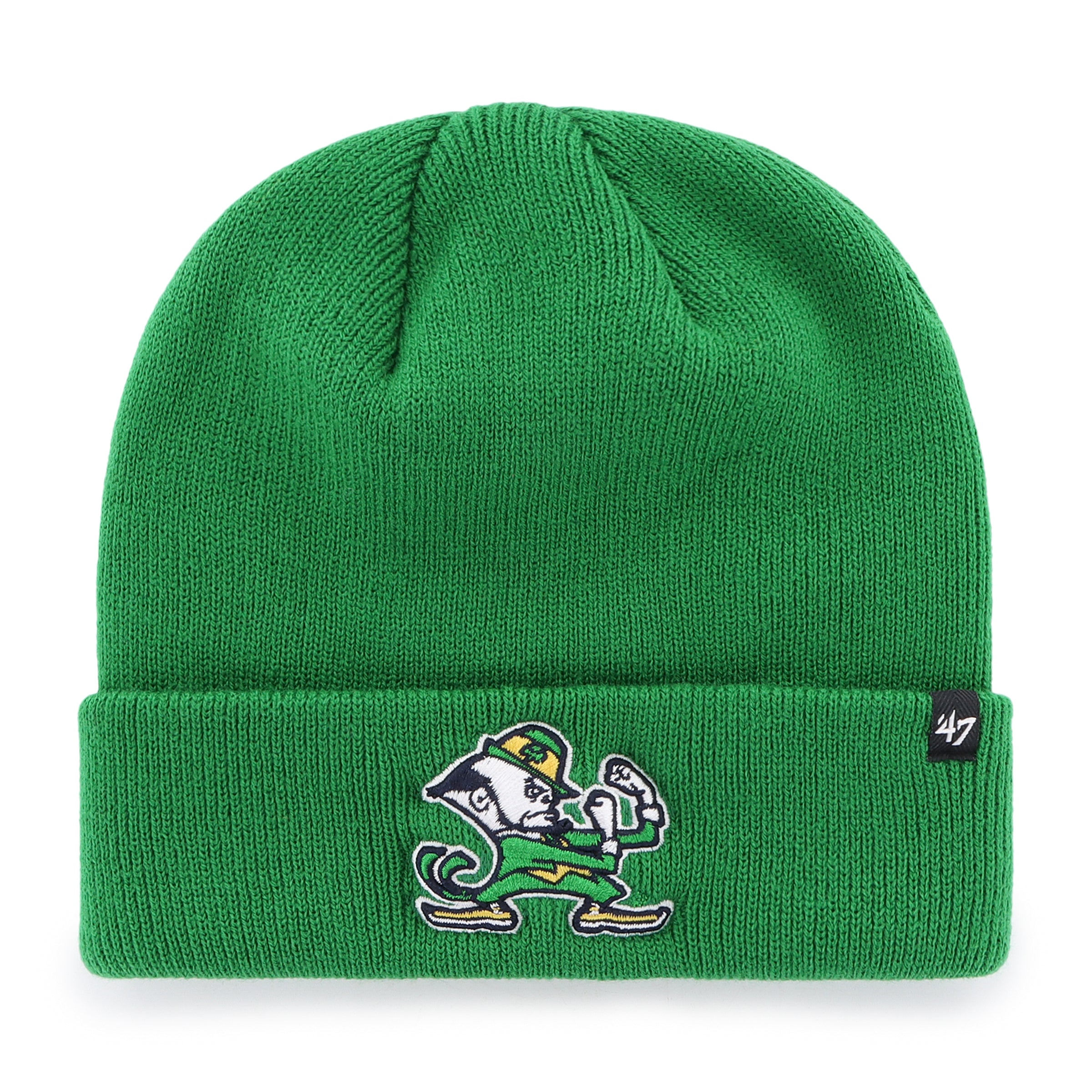 Notre Dame Fighting Irish NCAA 47 Brand Men's Green Raised Cuff Knit Hat