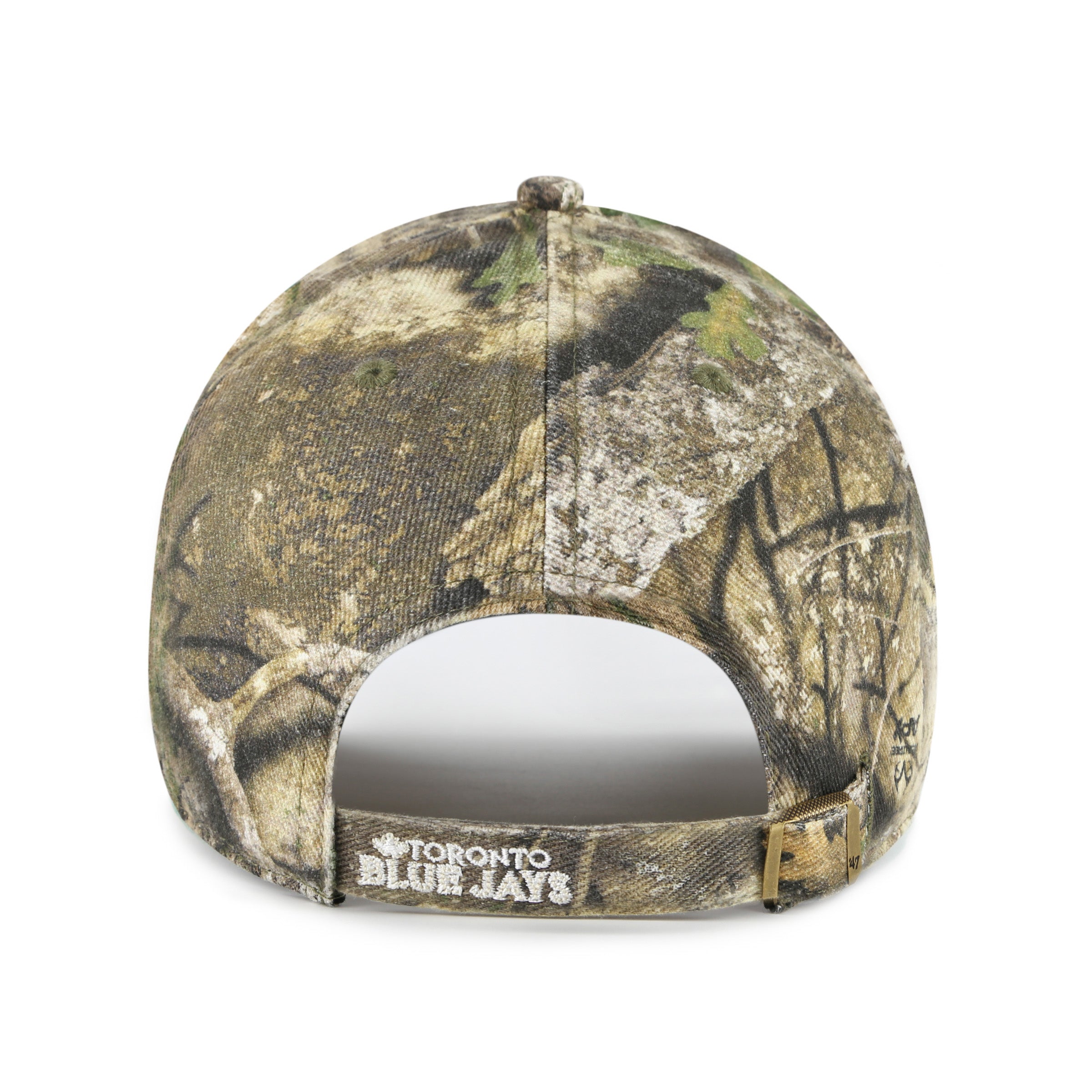 Casquette ajustable pour homme Toronto Blue Jays MLB 47 Brand Real Tree Clean Up