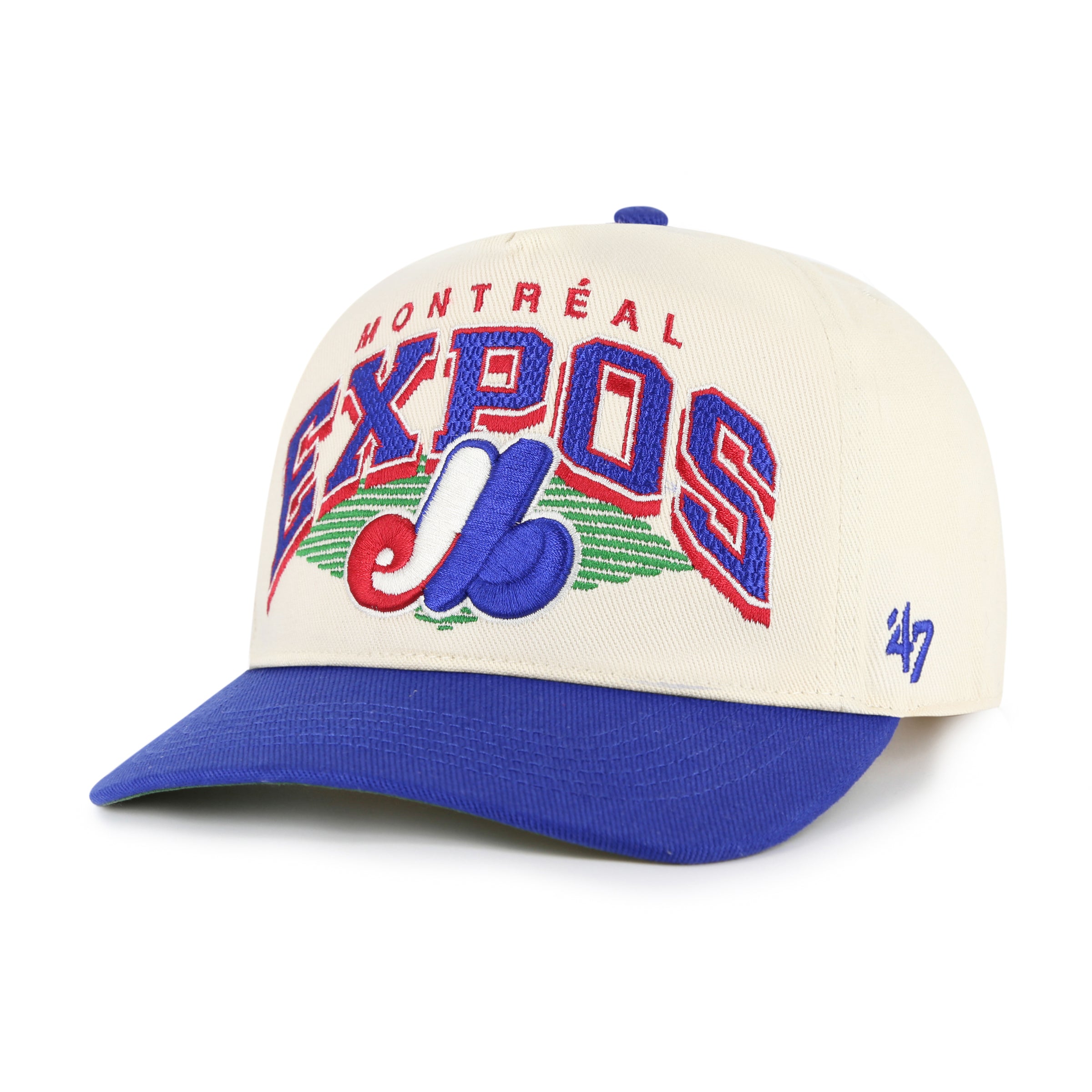 Montreal Expos MLB 47 Brand Men's Pomona Two Tone Hitch Snapback Hat