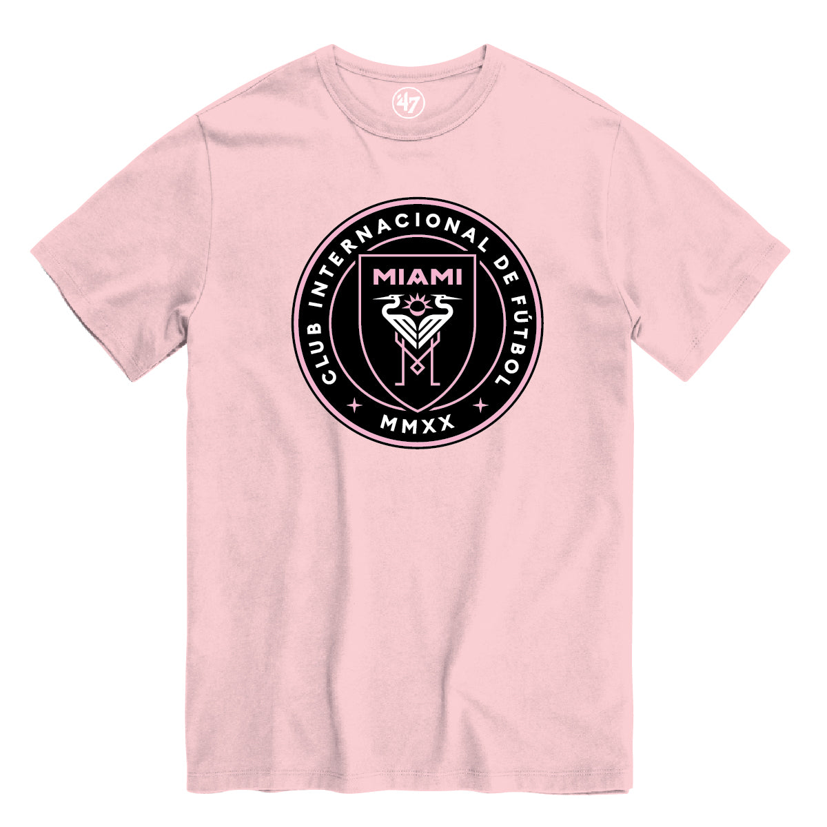 Inter Miami FC MLS 47 Brand Men's Pink Imprint Fan T-Shirt