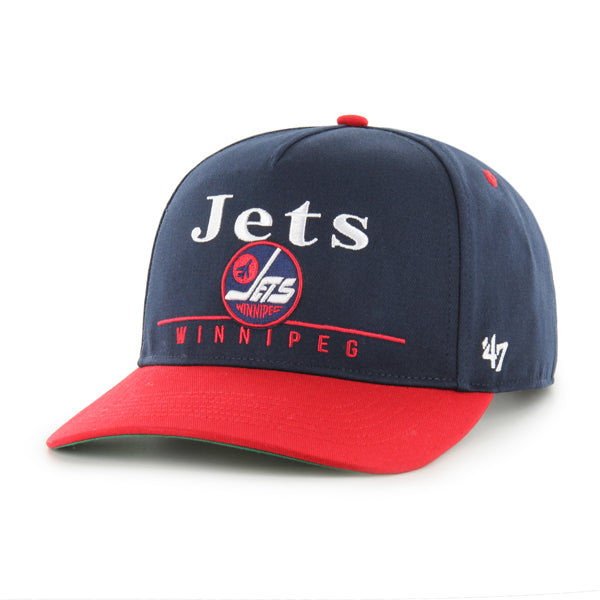 Winnipeg Jets NHL 47 Brand Men's Navy/Red Super Hitch Heritage Snapback Hat