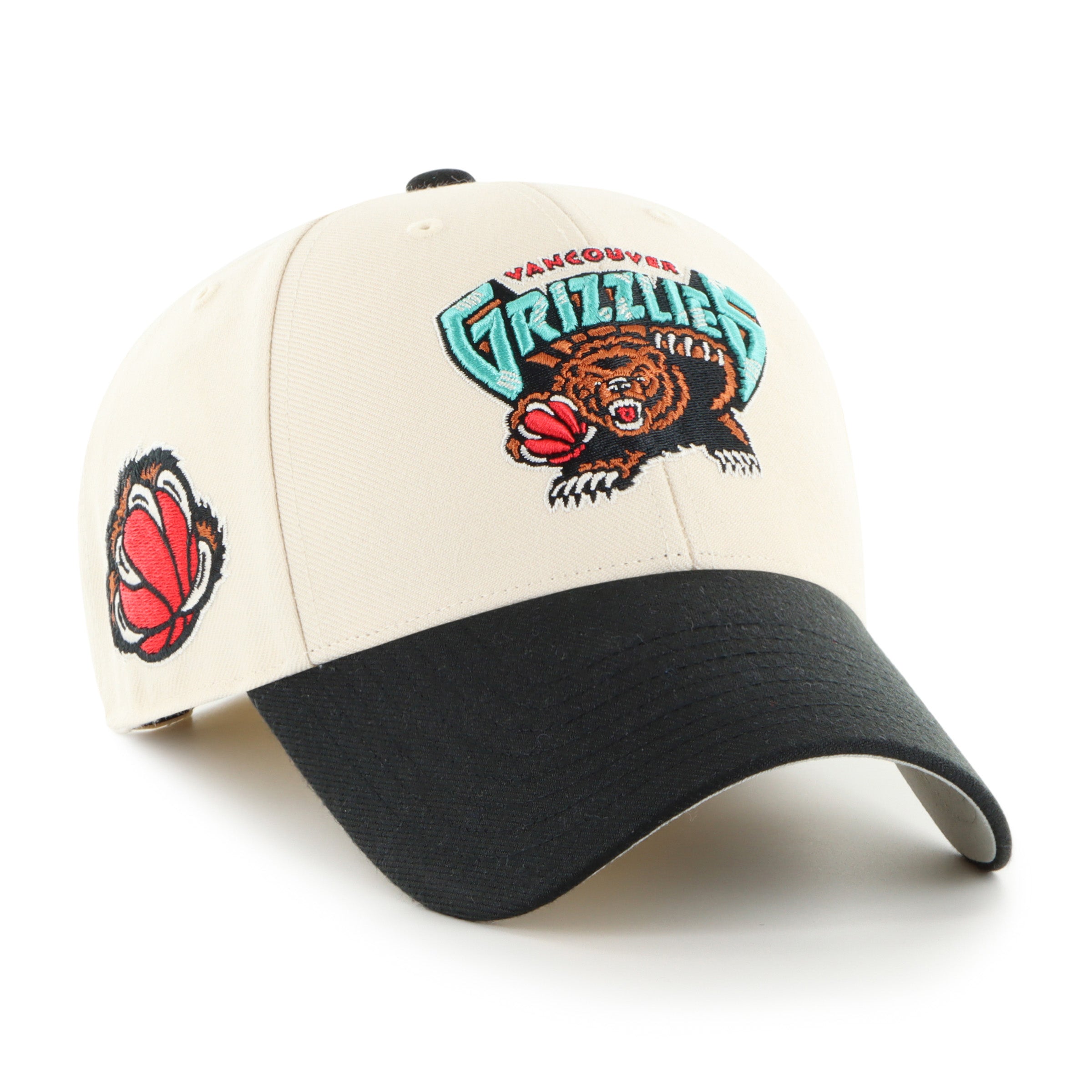 Vancouver Grizzlies NBA 47 Brand Men's Two Tone Sure Shot MVP Adjustable Hat