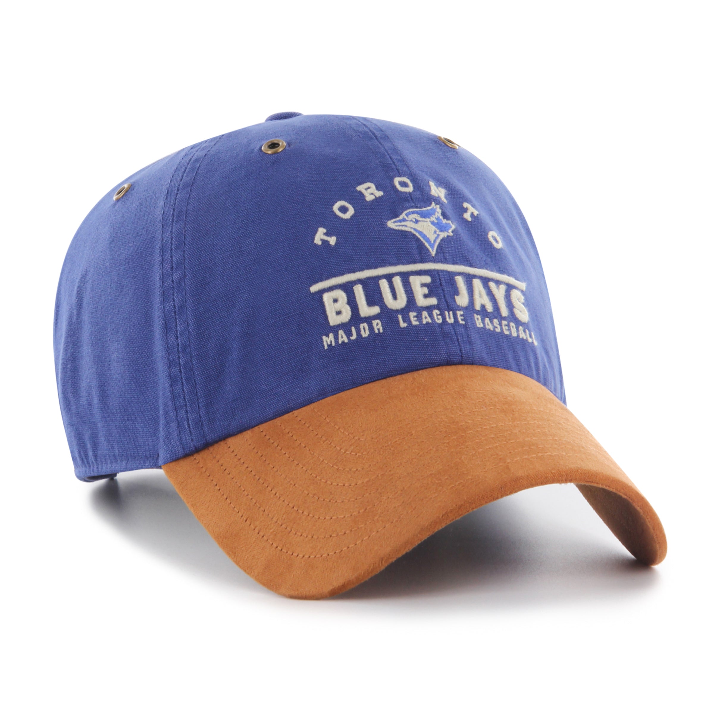 Chapeau ajustable en daim Royal Windham Clean Up de la marque Toronto Blue Jays MLB 47 Brand pour homme