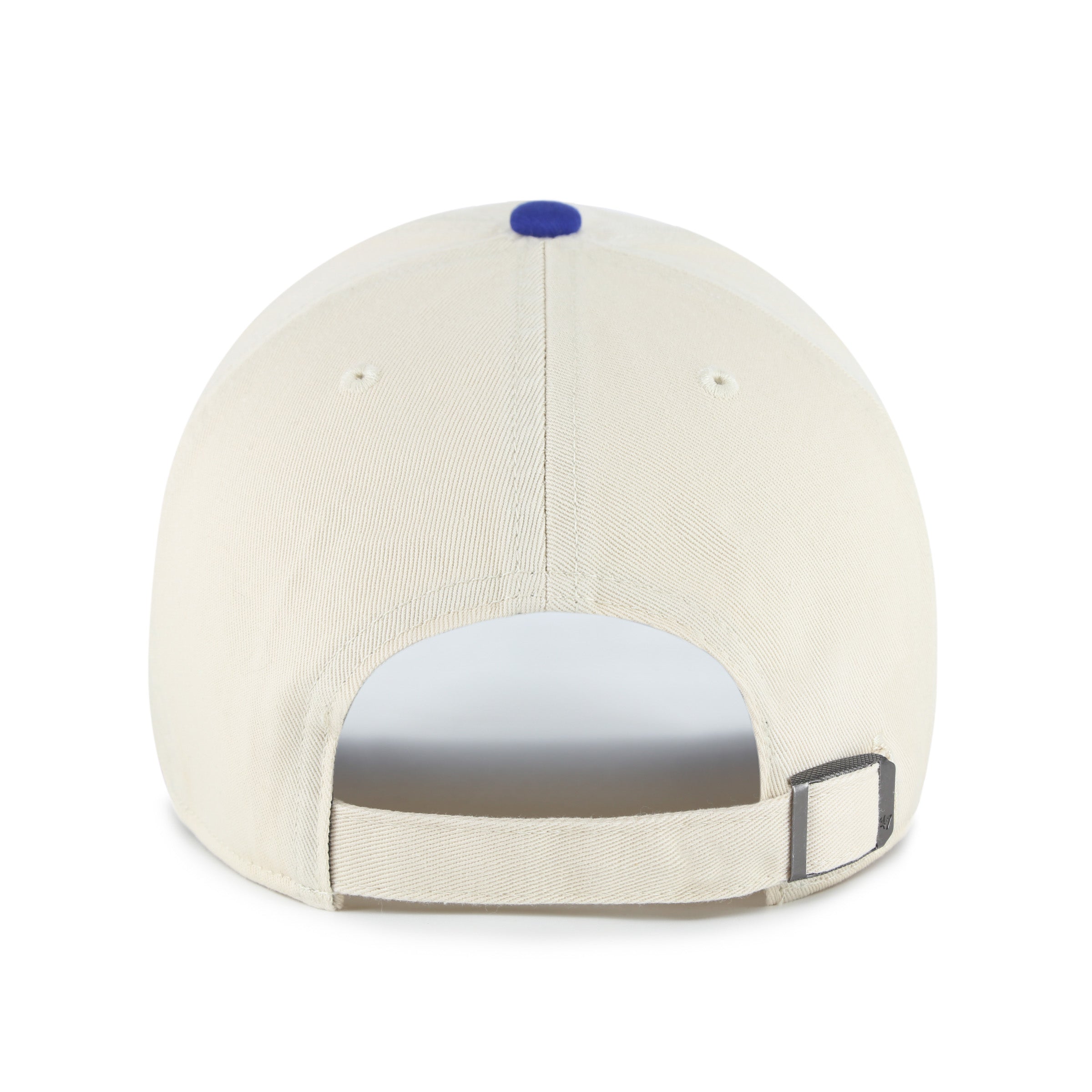 Toronto Blue Jays MLB 47 Brand Men's Beige Royal Base Runner Two Tone Clean Up Adjustable Hat