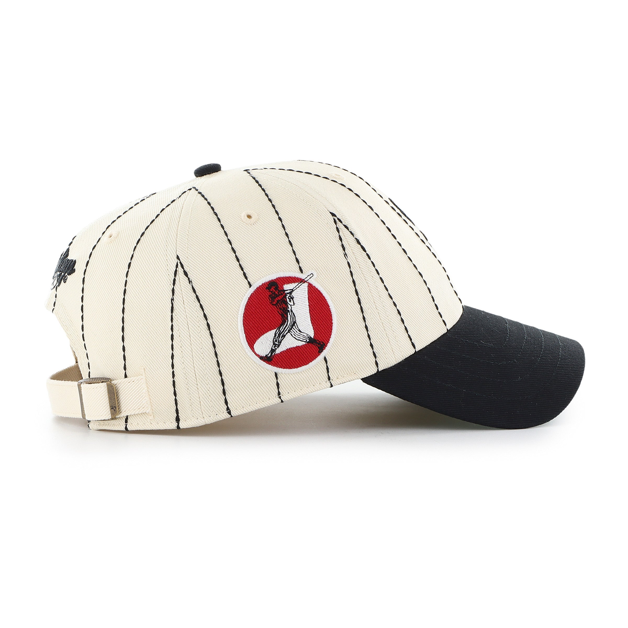 Chicago White Sox MLB 47 Brand Men's Beige Rawlings Pinstripe Clean Up Adjustable Hat