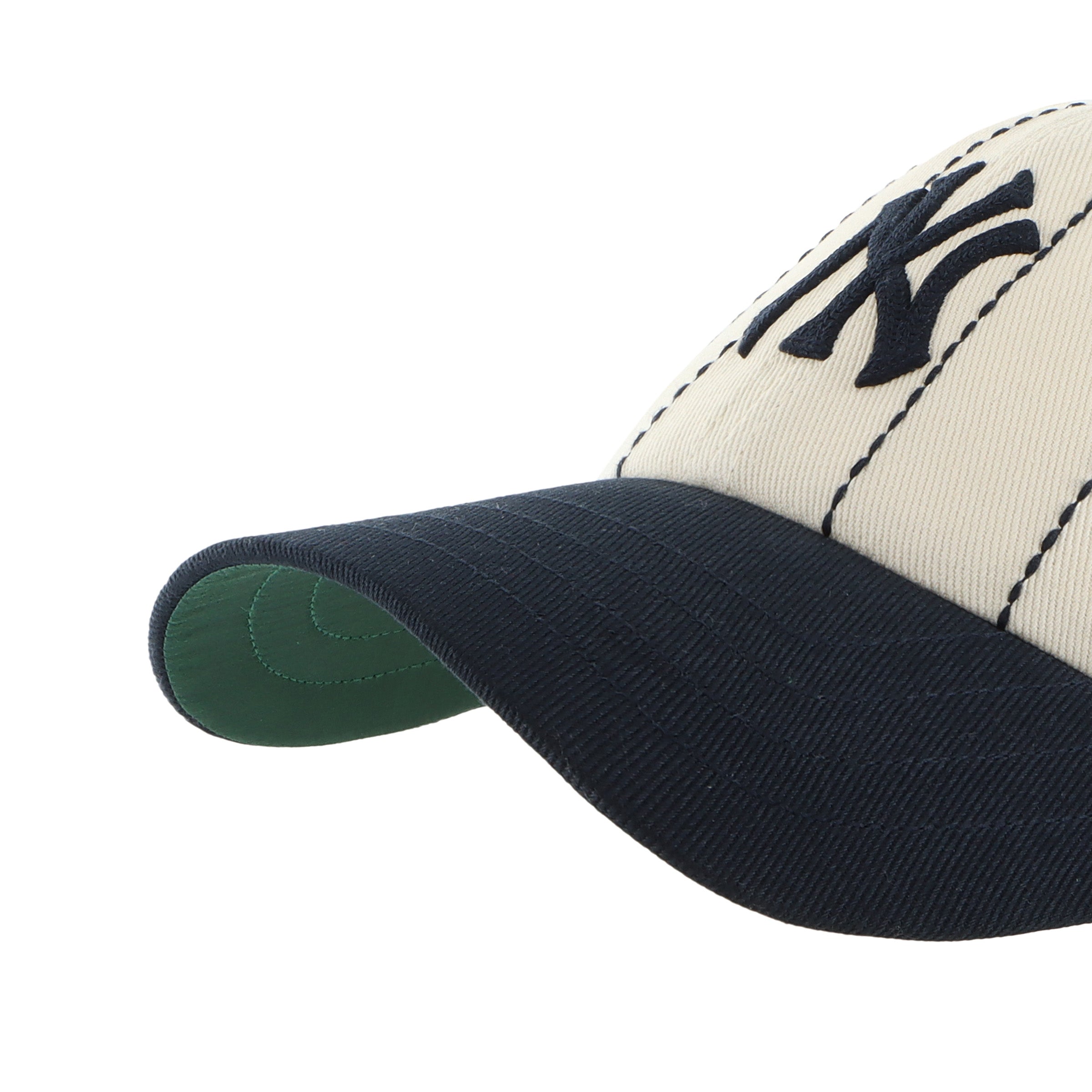 New York Yankees MLB 47 Brand Men's Beige Rawlings Pinstripe Clean Up Adjustable Hat