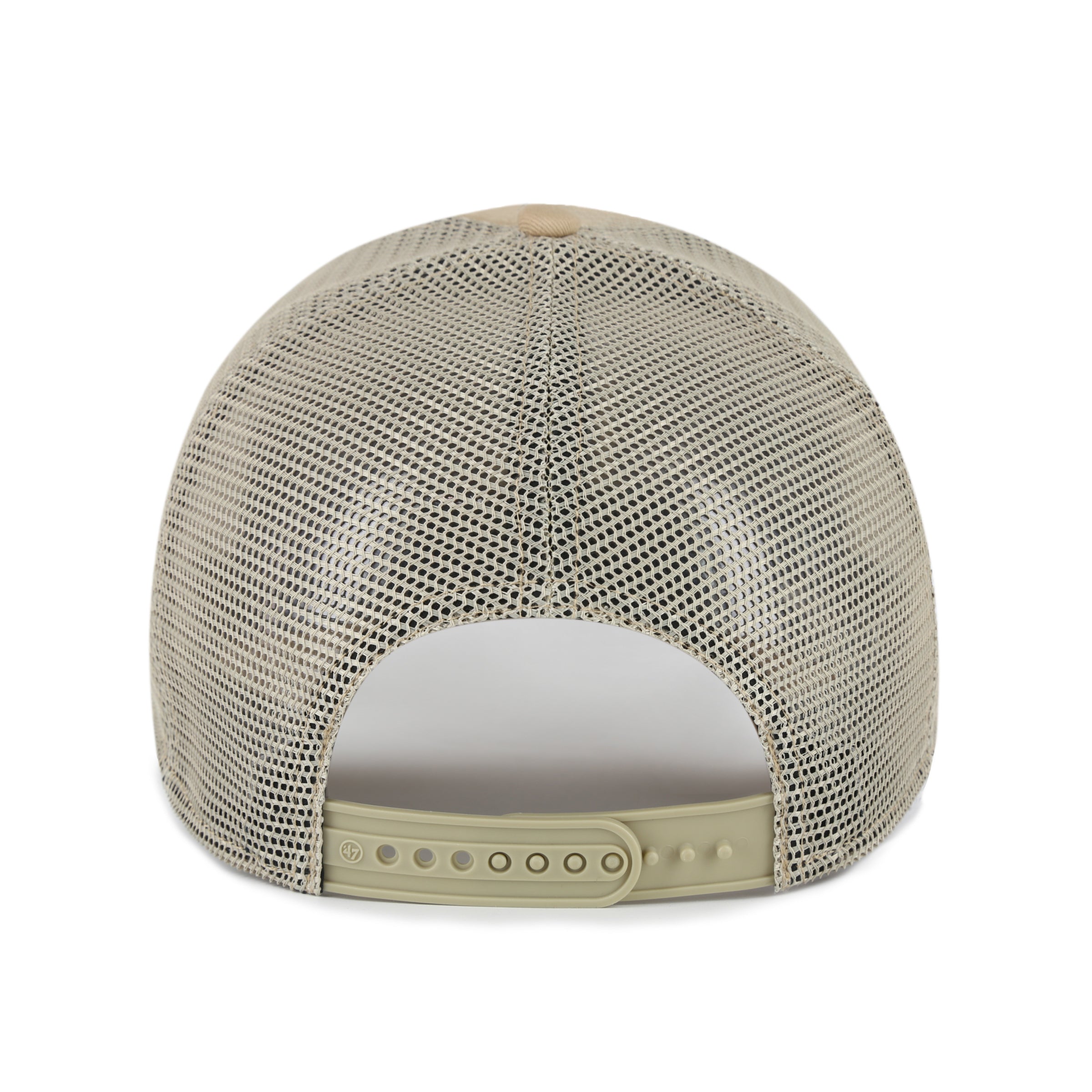 Toronto Blue Jays MLB 47 Brand Men's Branson Khaki MVP Trucker Snapback Hat