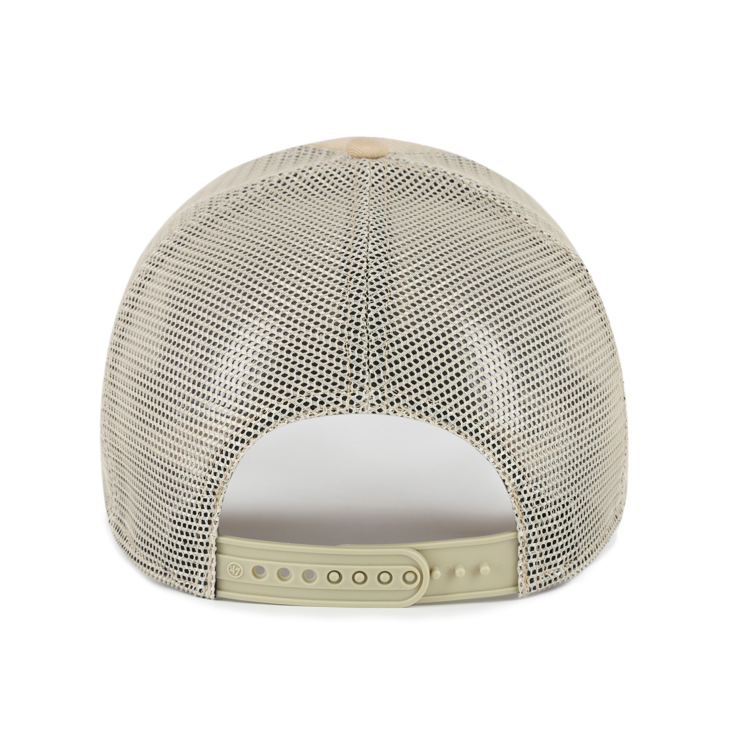 Vancouver Canucks NHL 47 Brand Men's Branson Khaki MVP Trucker Snapback Hat