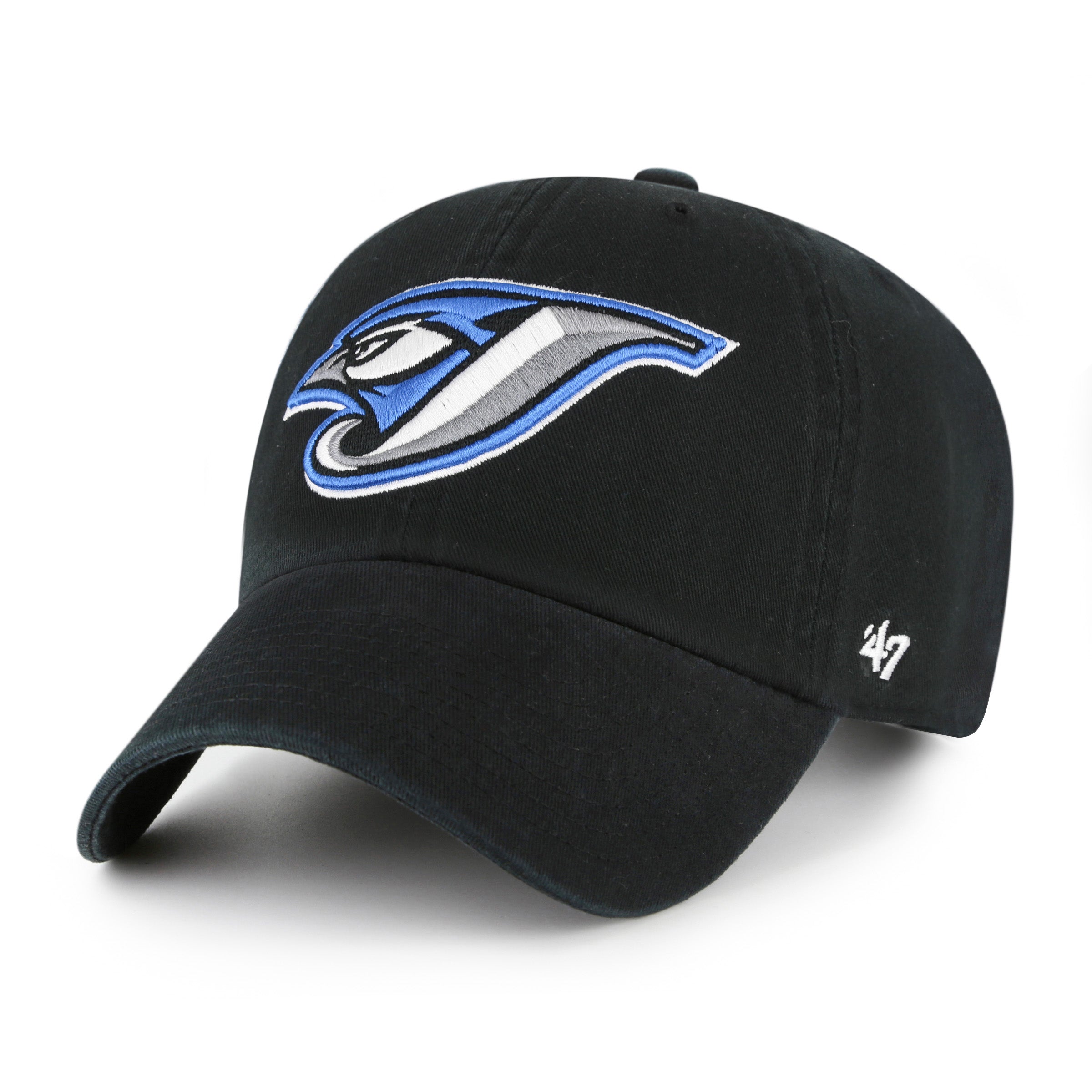 Toronto Blue Jays MLB 47 Brand Men's Black Primary Bird Clean Up Adjustable Hat