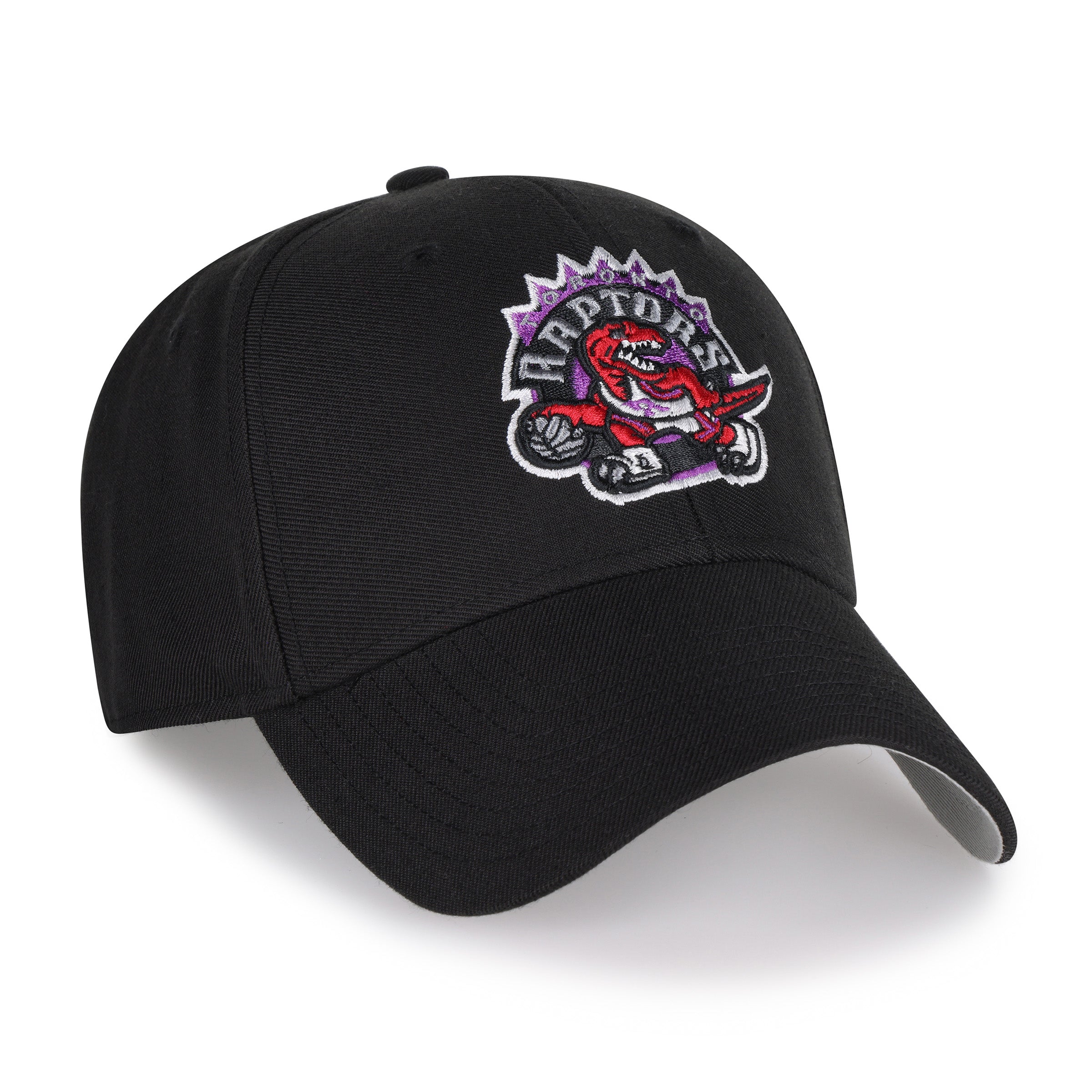 Toronto Raptors NBA 47 Brand Men's Black 1995 Logo MVP Adjustable Hat