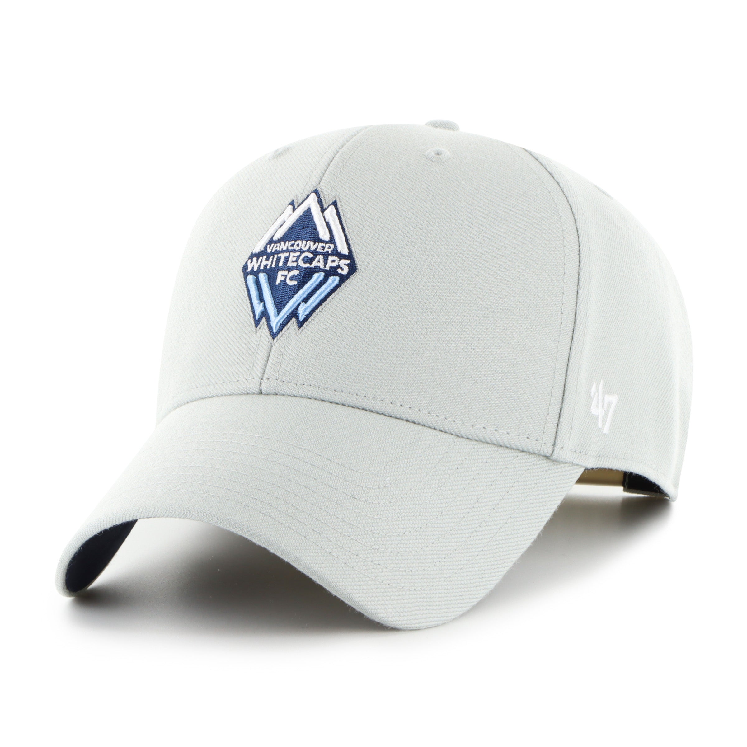 Vancouver Whitecaps FC MLS 47 Brand Men's Grey MVP Ballpark Snapback Hat