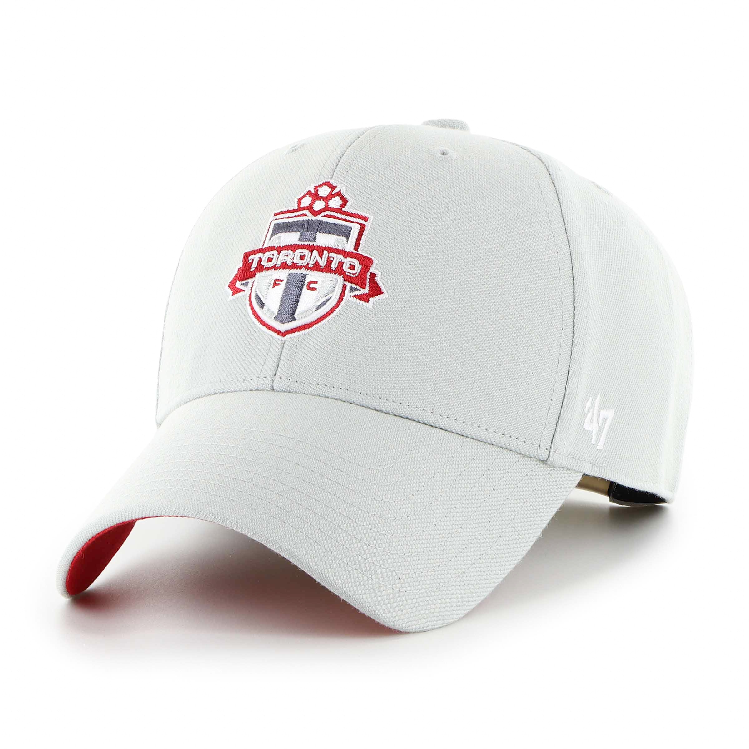 Toronto FC MLS 47 Brand Men's Grey MVP Ballpark Snapback Hat