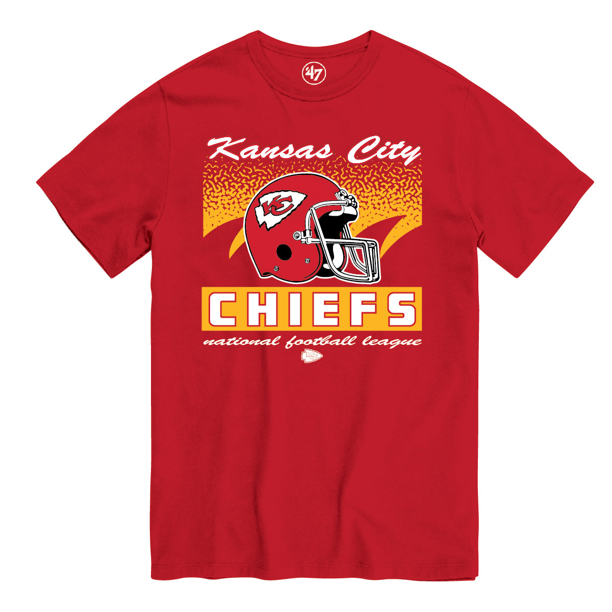 Kansas City Chiefs NFL 47 Brand Men's Red Waver T-Shirt