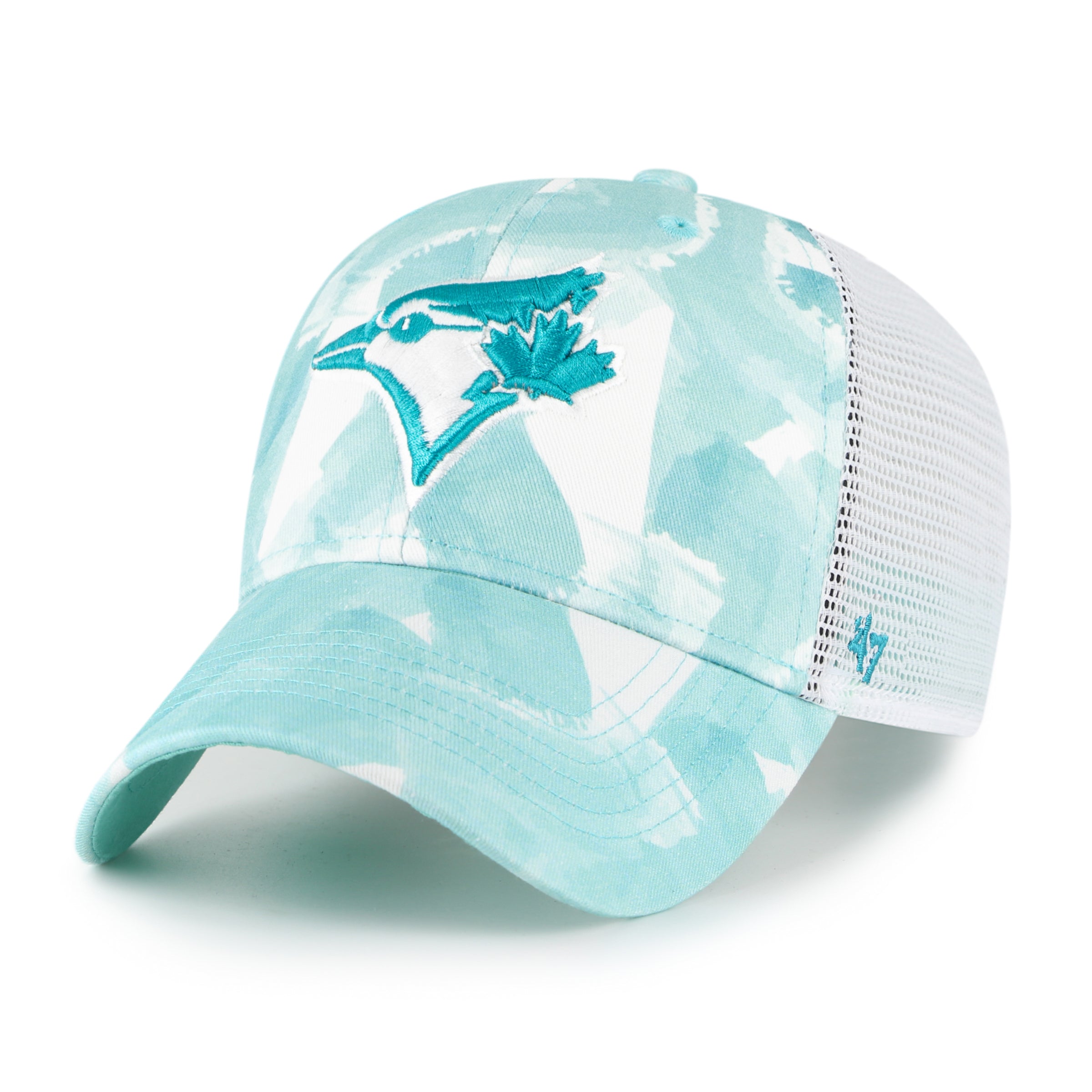 Toronto Blue Jays MLB 47 Brand Women's Seascape MVP Trucker Snapback Hat