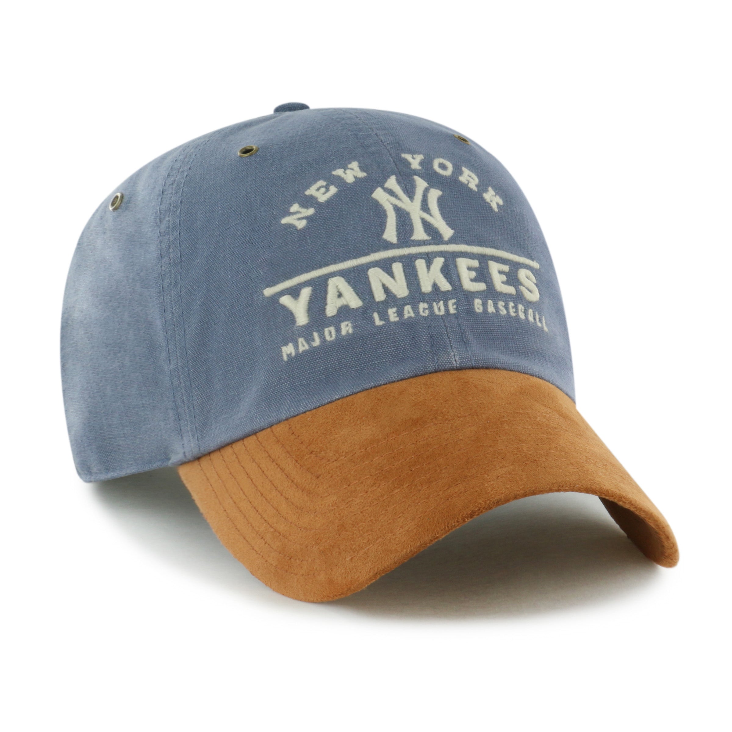New York Yankees MLB 47 Brand Men's Navy Windham Suede Clean Up Adjustable Hat