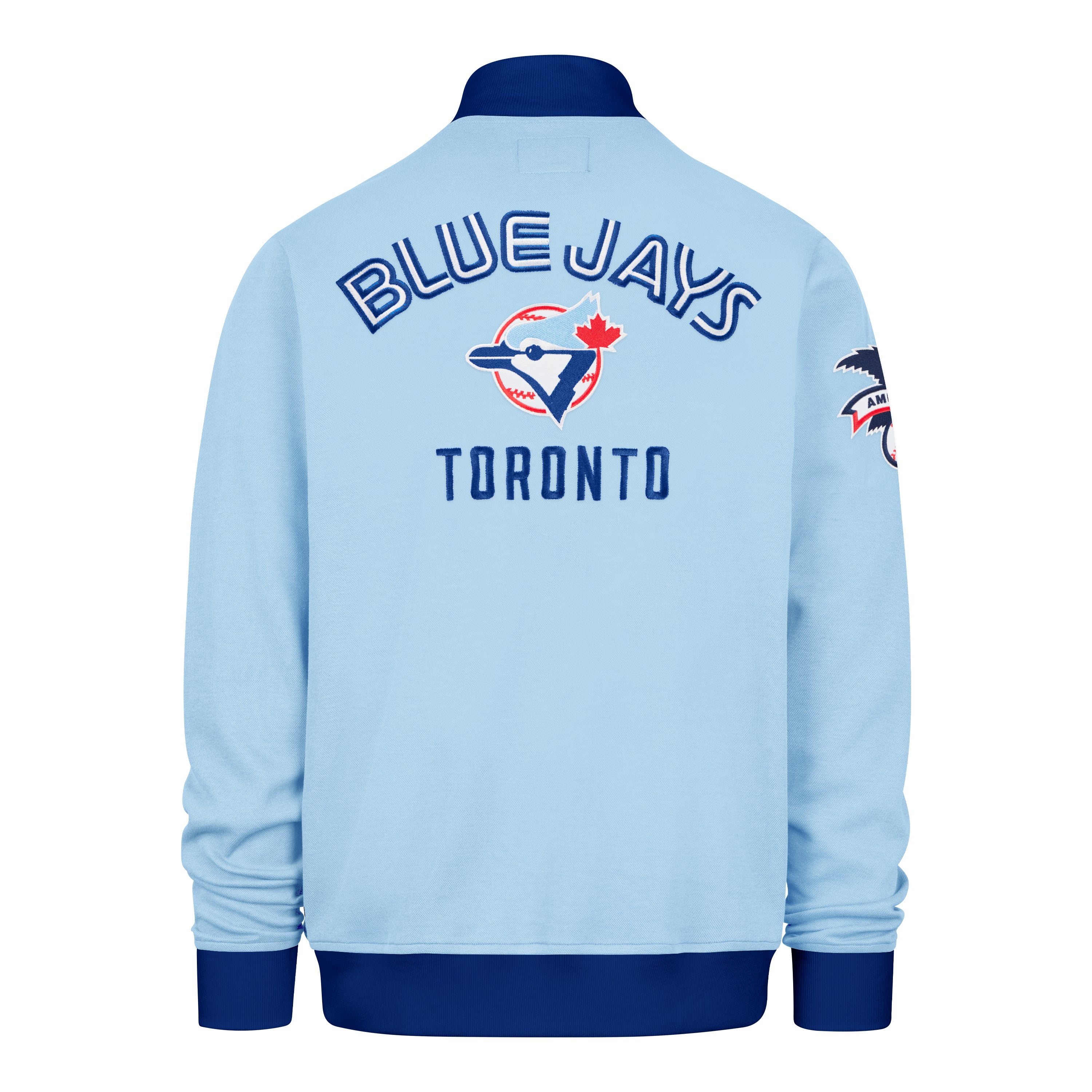 Veste de survêtement piqué Toronto Blue Jays MLB 47 Brand Royal Relief Pitcher pour homme