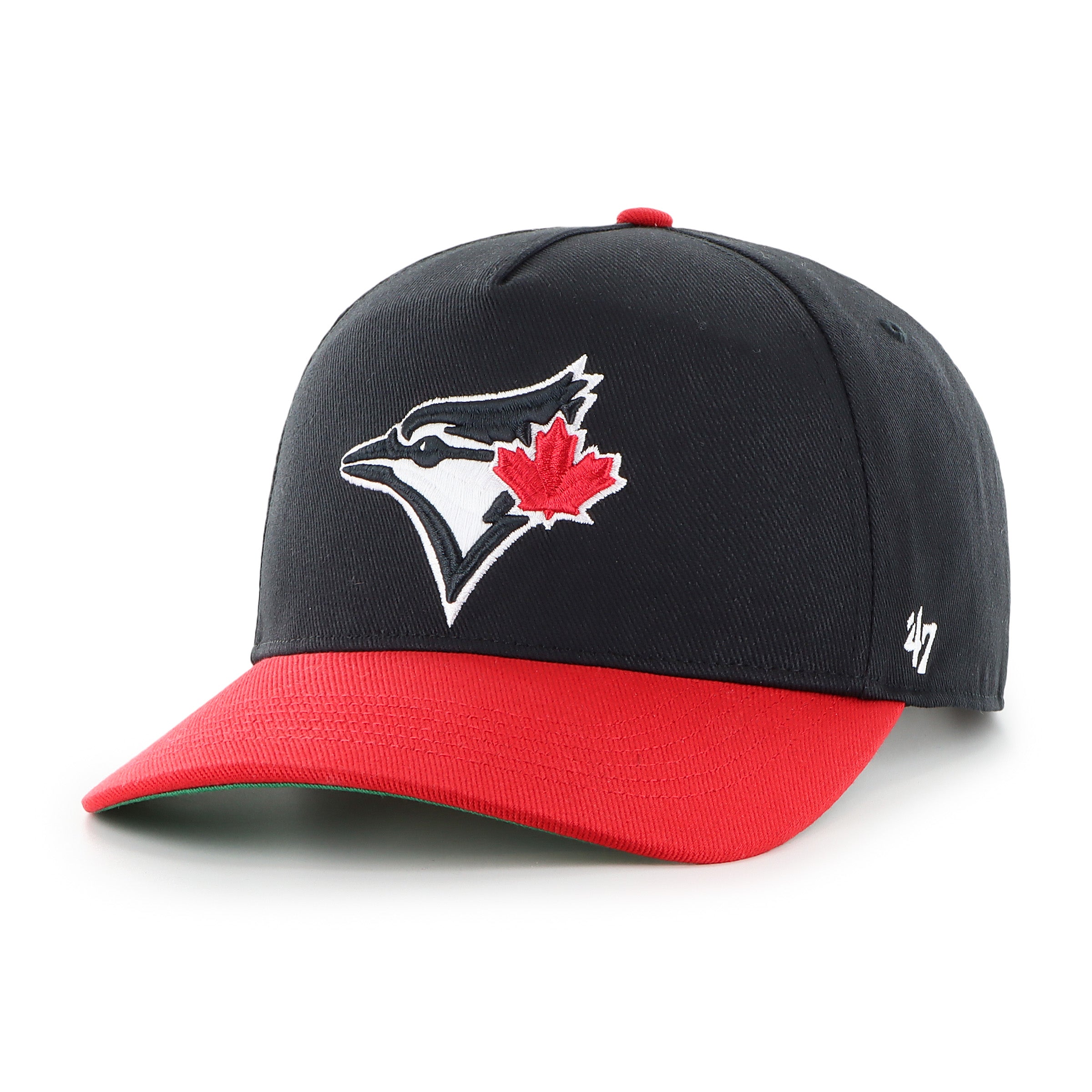 Toronto Blue Jays MLB 47 Brand Men's Black Red Golden Age Hitch Adjustable Hat