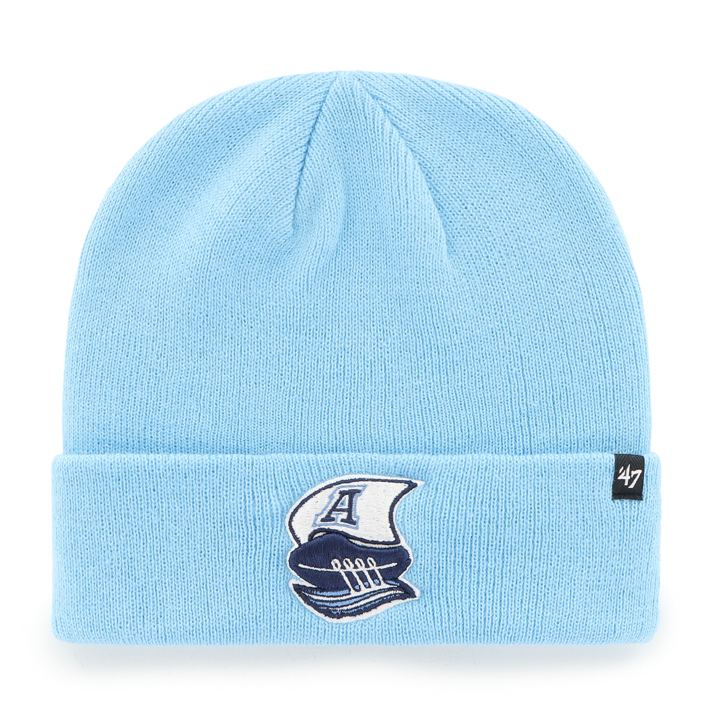 Toronto Argonauts CFL 47 Brand Men's Light Blue Raised Cuff Knit Hat
